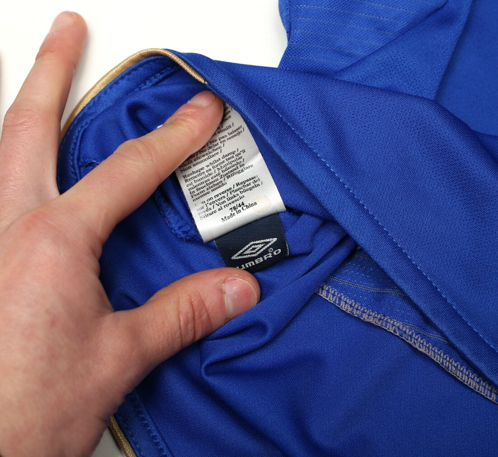 2005/06 DROGBA #15 Chelsea Vintage Umbro UCL Home Football Shirt Jersey (L)