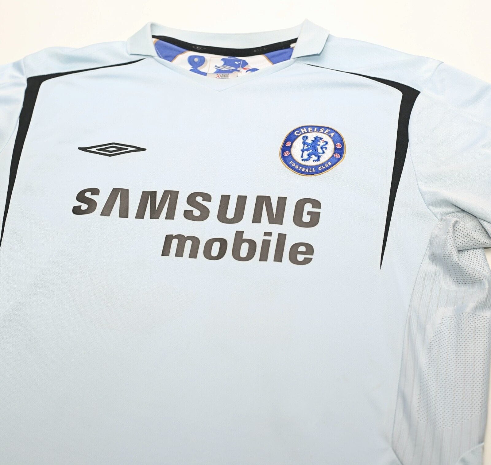 2005/06 DROGBA #15 Chelsea Vintage Umbro UCL Home Football Shirt Jersey (XXL)