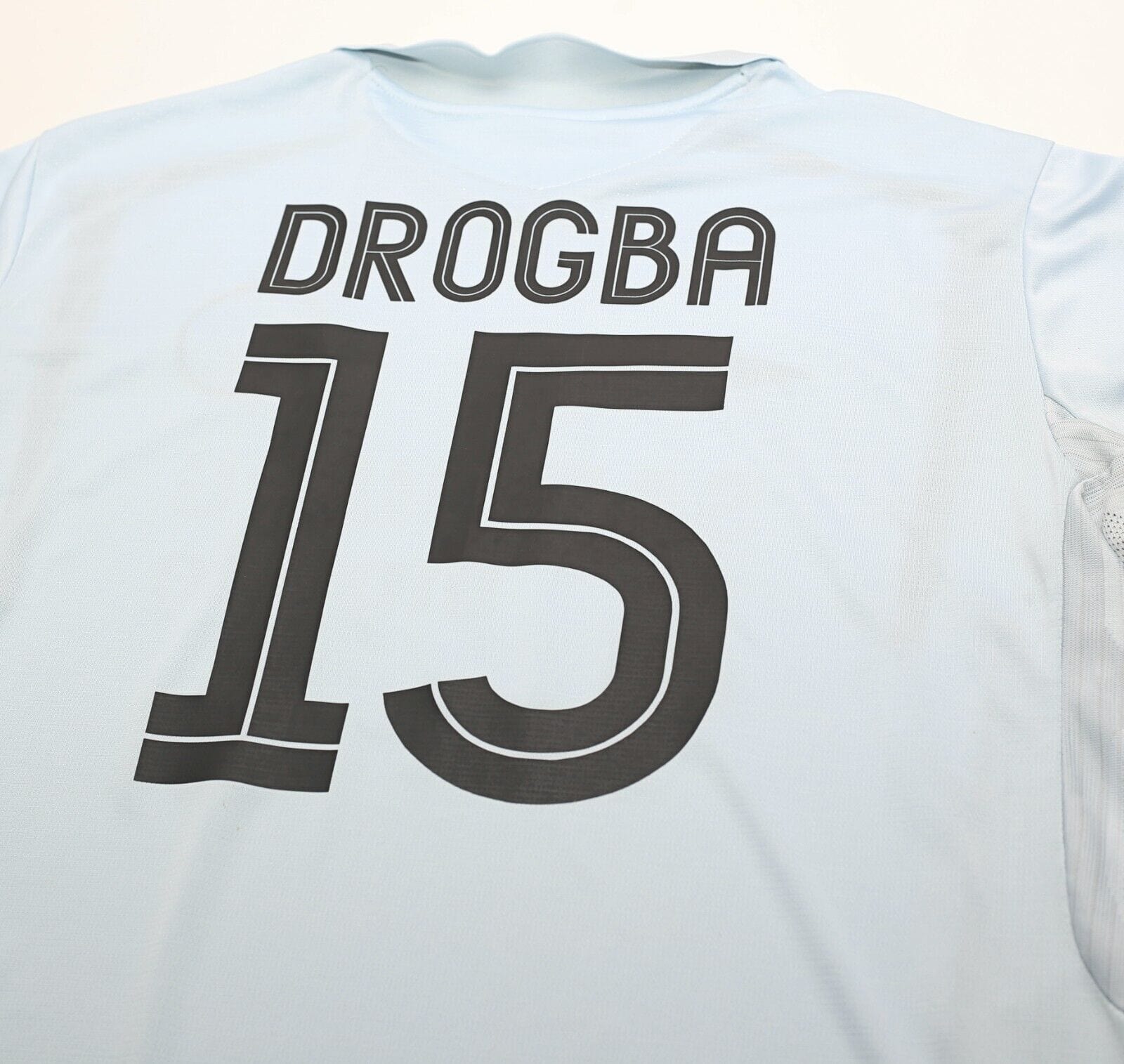 2005/06 DROGBA #15 Chelsea Vintage Umbro UCL Home Football Shirt Jersey (XXL)