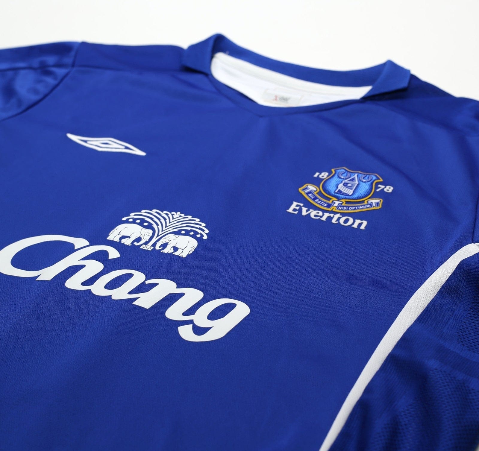 2005/06 FERGUSON #9 Everton Vintage Umbro Home Football Shirt (XL)