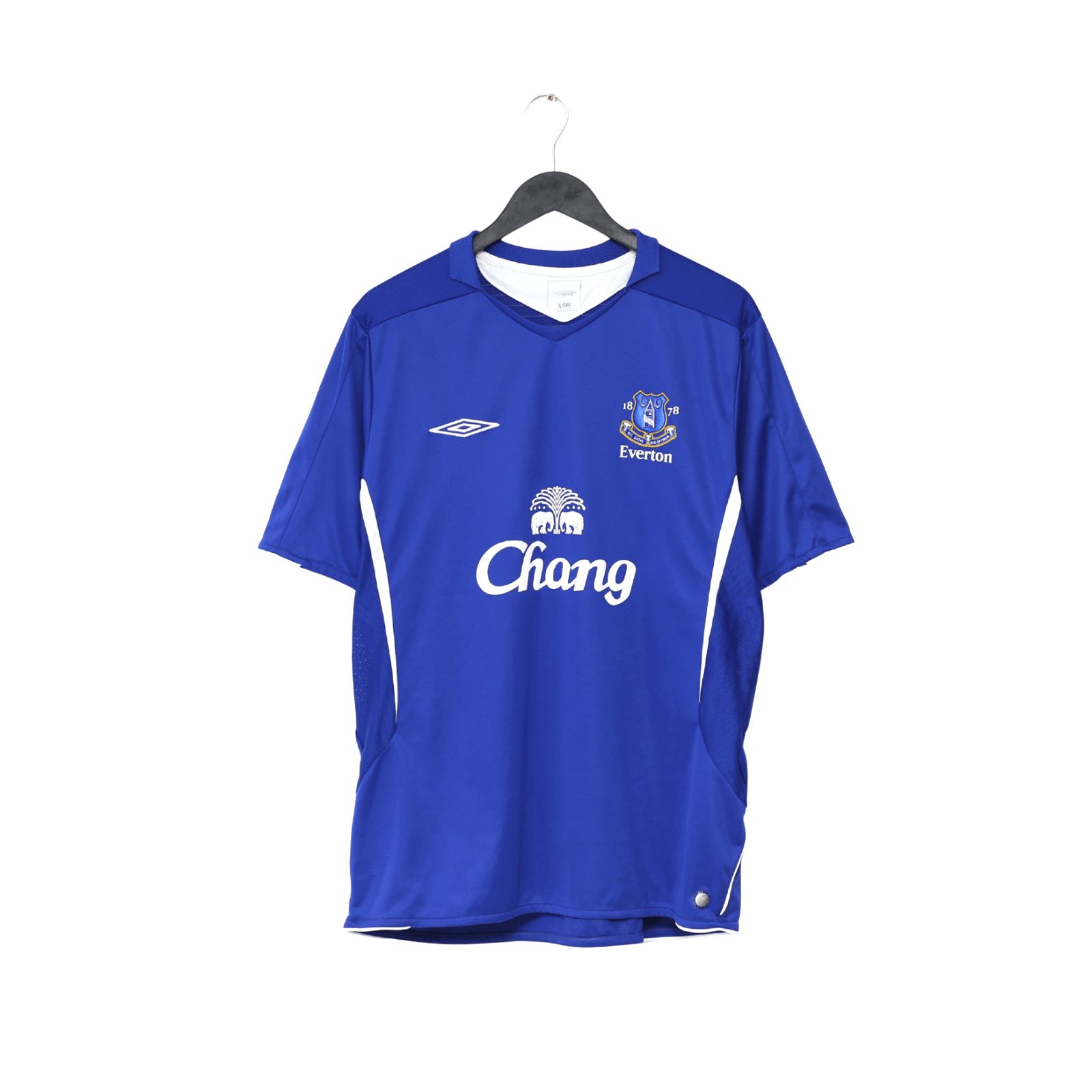 2005/06 FERGUSON #9 Everton Vintage Umbro Home Football Shirt (XL)