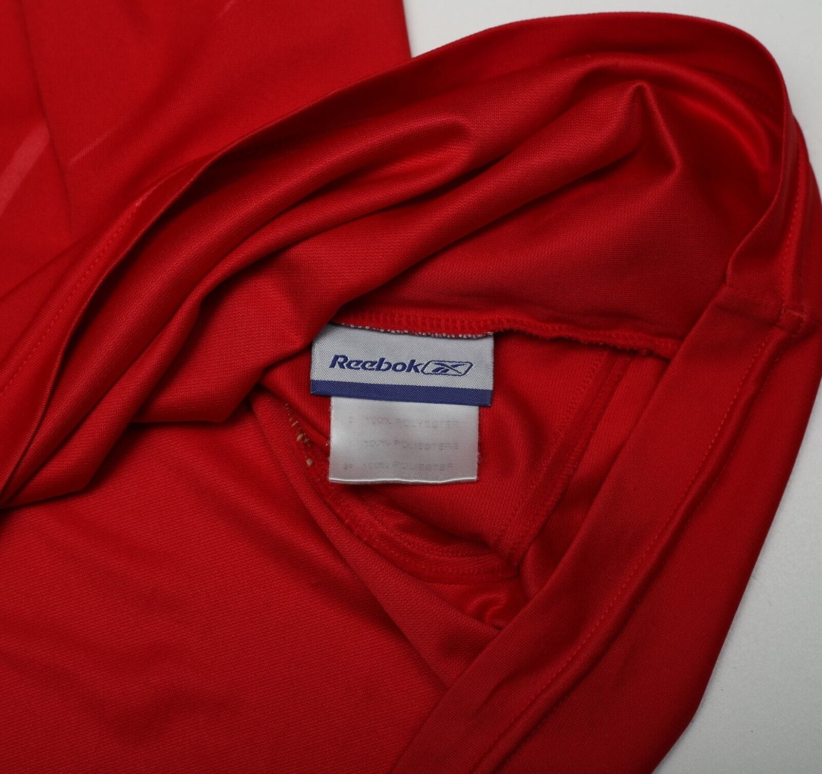 2005/06 GERRARD #8 Liverpool Vintage Reebok UCL Home Football Shirt (XL)