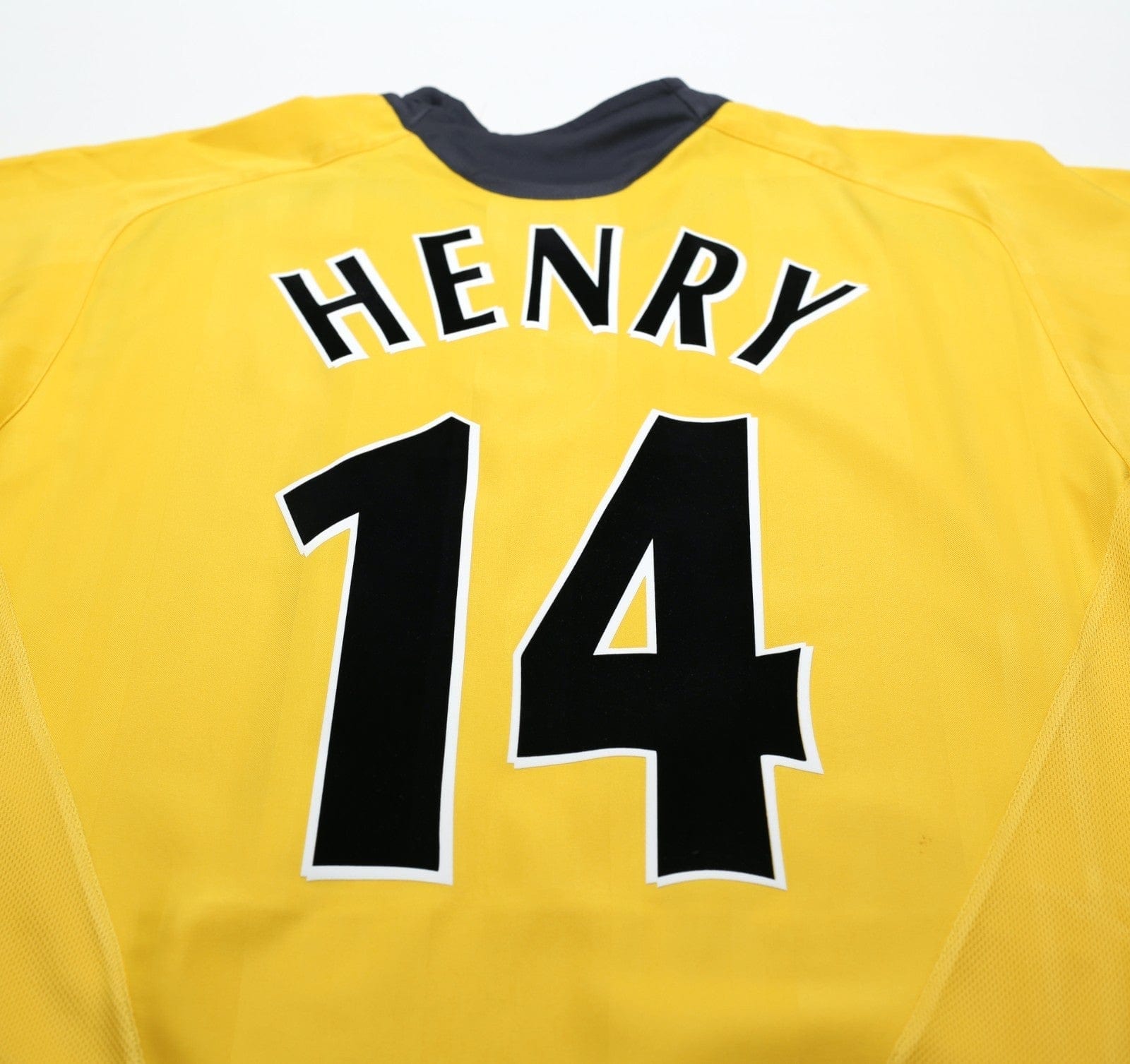 2005/06 HENRY #14 Arsenal Vintage Nike Away Football Shirt (M)