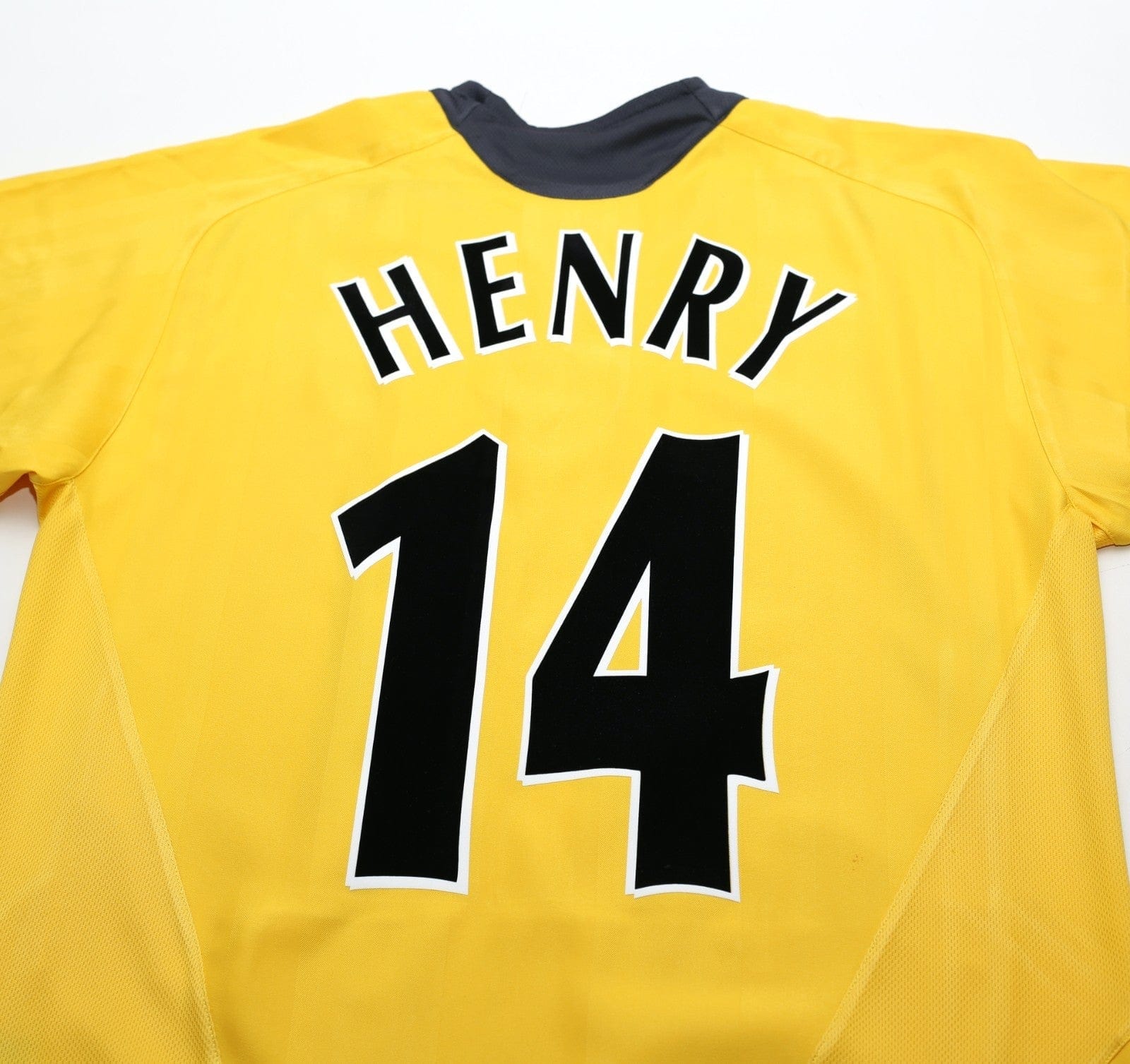 2005/06 HENRY #14 Arsenal Vintage Nike Away Football Shirt (M)