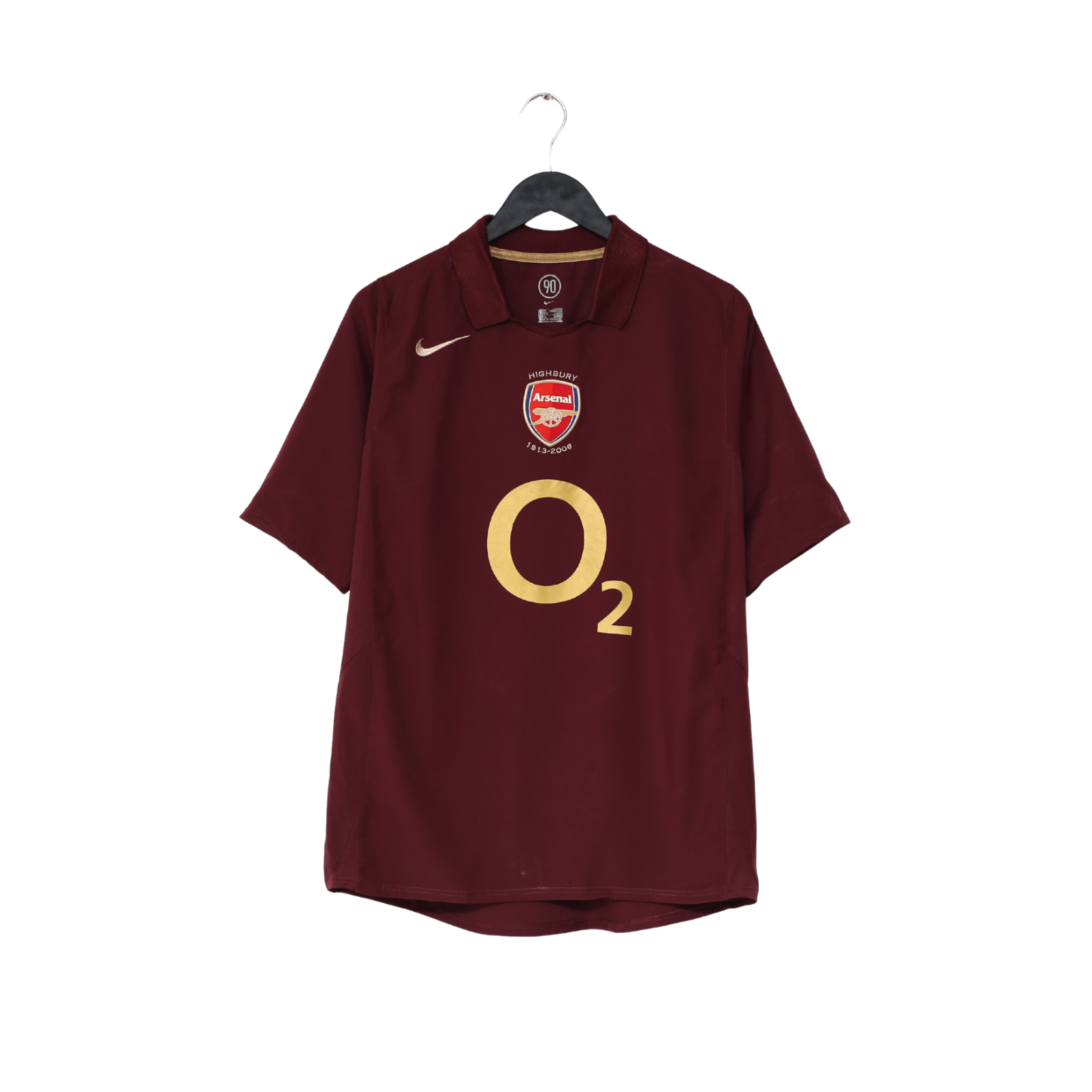 2005/06 HENRY #14 Arsenal Vintage Nike Highbury Home Football Shirt (M)
