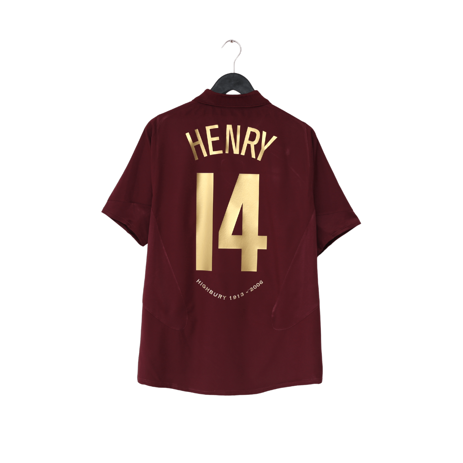 2005/06 HENRY #14 Arsenal Vintage Nike Highbury Home Football Shirt (M)