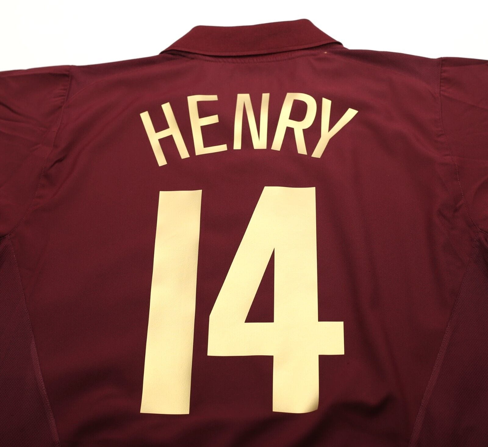 2005/06 HENRY #14 Arsenal Vintage Nike UCL Home Football Shirt Jersey (L)