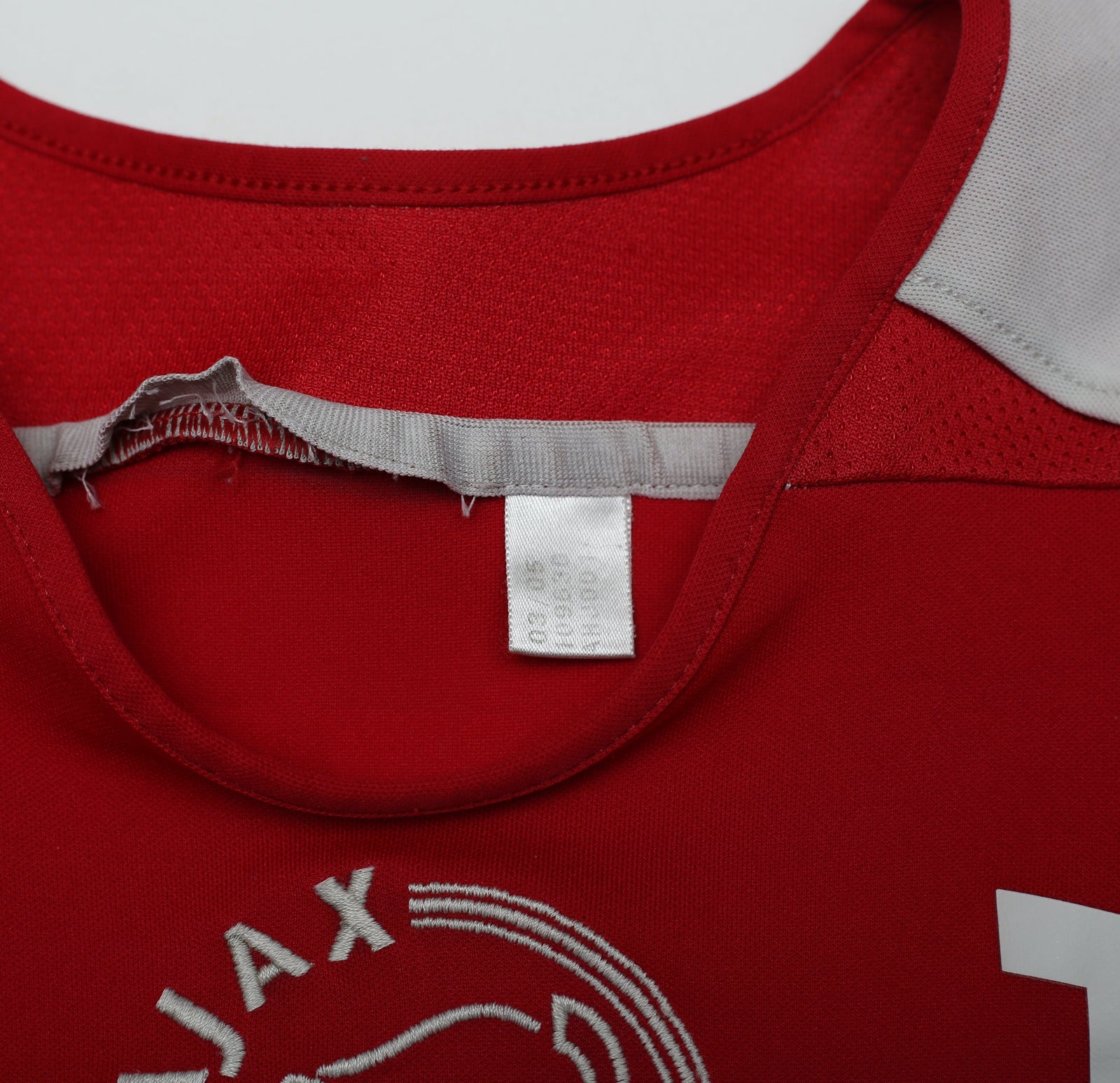 2005/06 HUNTELAAR #25 Ajax Vintage adidas Home Football Shirt (M)