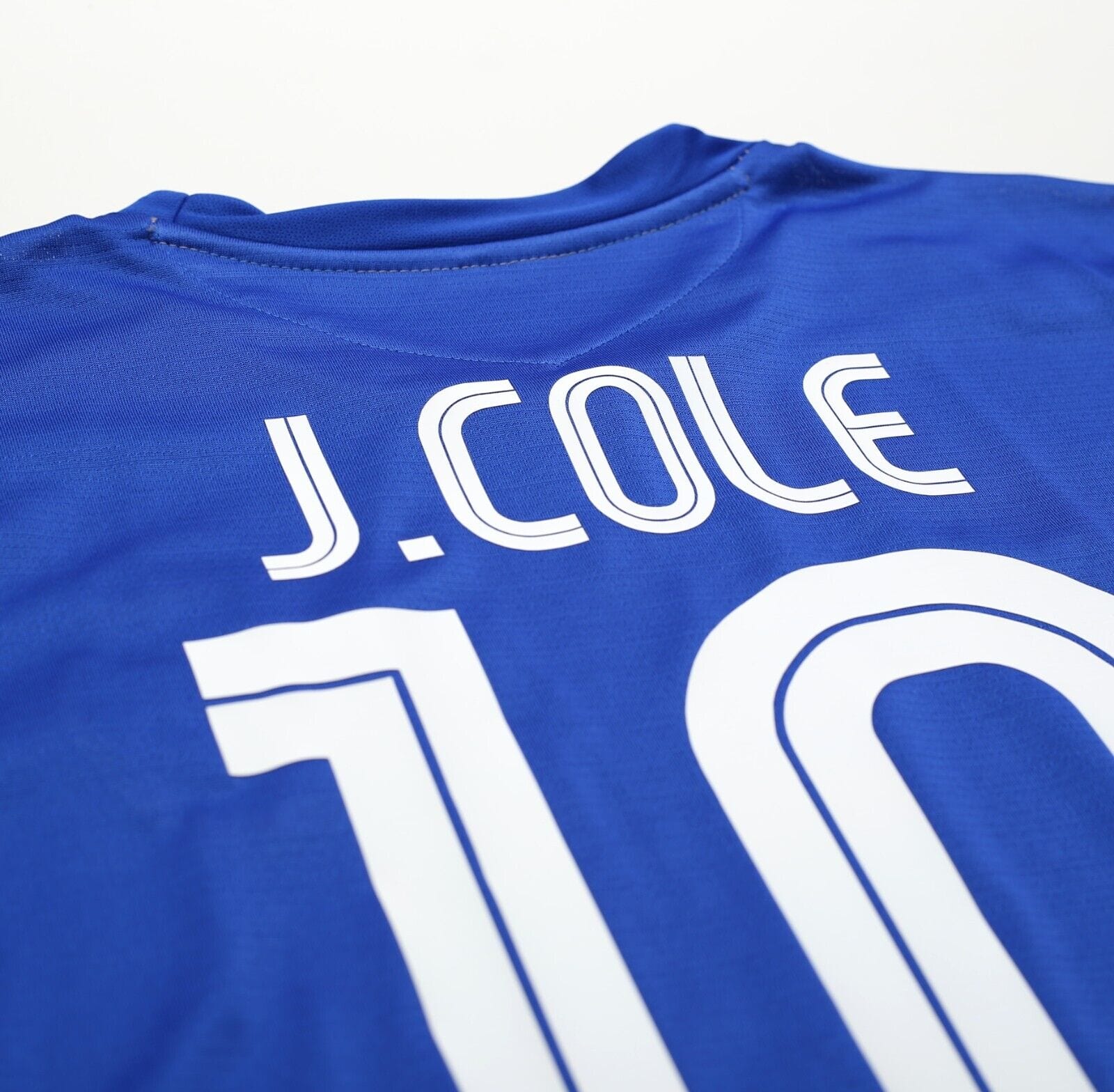 2005/06 J. COLE #10 Chelsea Vintage Umbro UCL Home Football Shirt Jersey (XL)