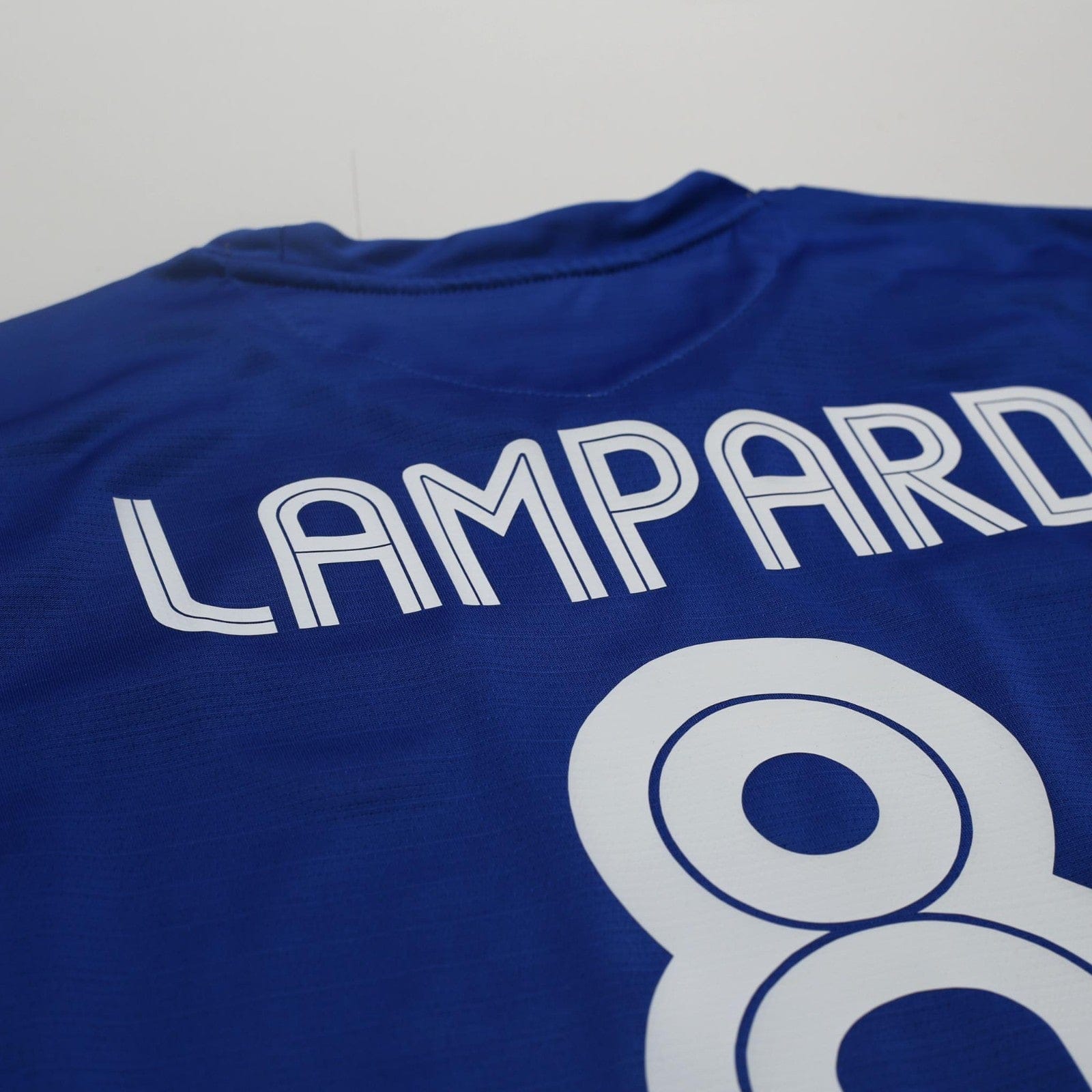2005/06 Lampard #8 Chelsea Vintage Umbro Centenary UCL Home Football Shirt (M)