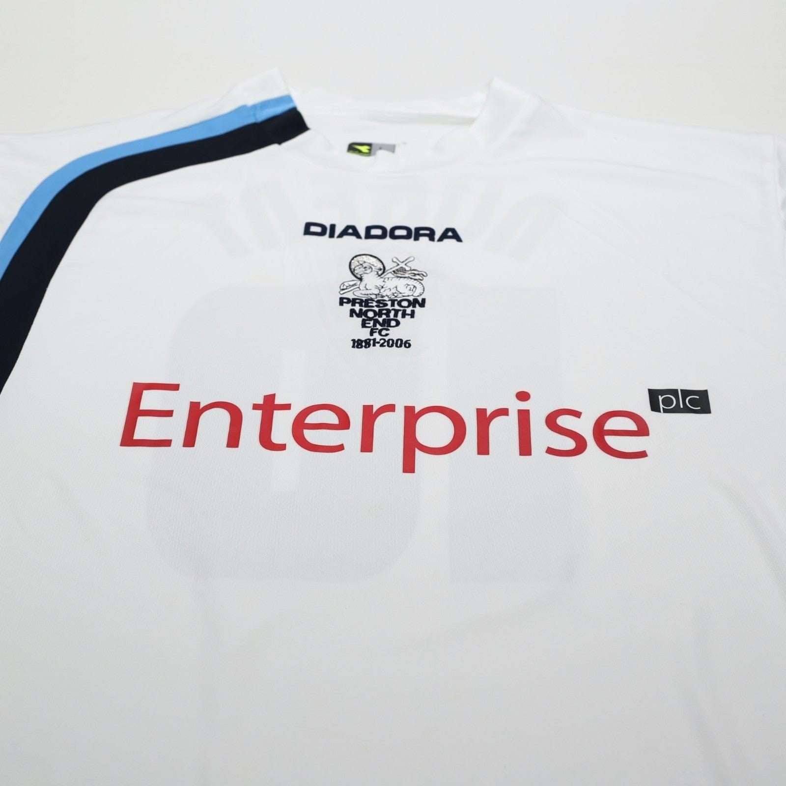 2005/06 Nugent #10 Preston North End Vintage Diadora Home Football Shirt (L)