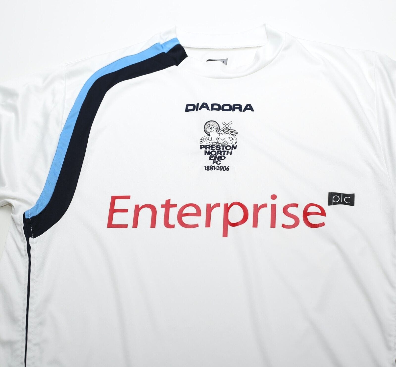2005/06 PRESTON NORTH END Vintage Diadora Home Football Shirt (M)