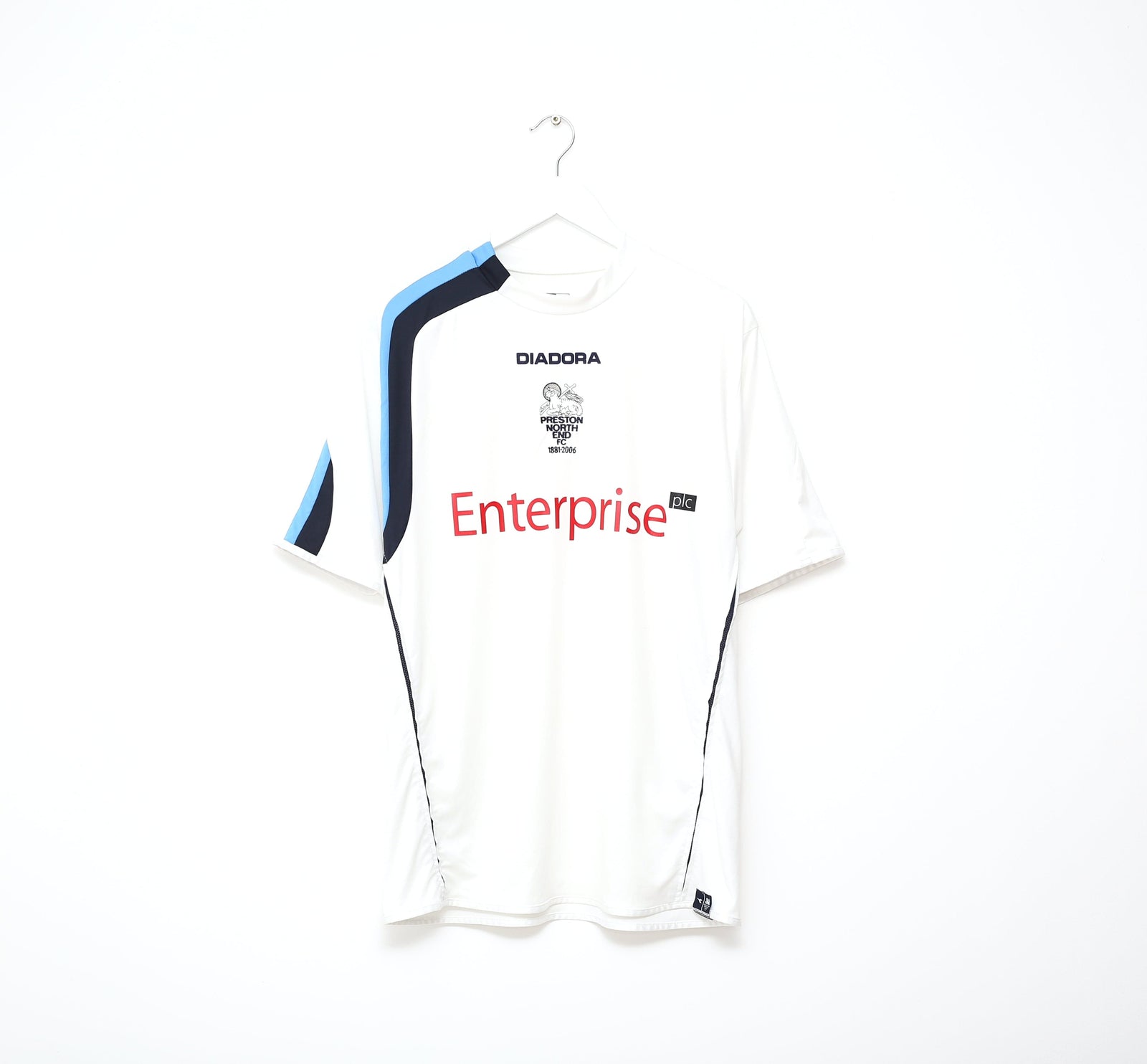 2005/06 PRESTON NORTH END Vintage Diadora Home Football Shirt (M)