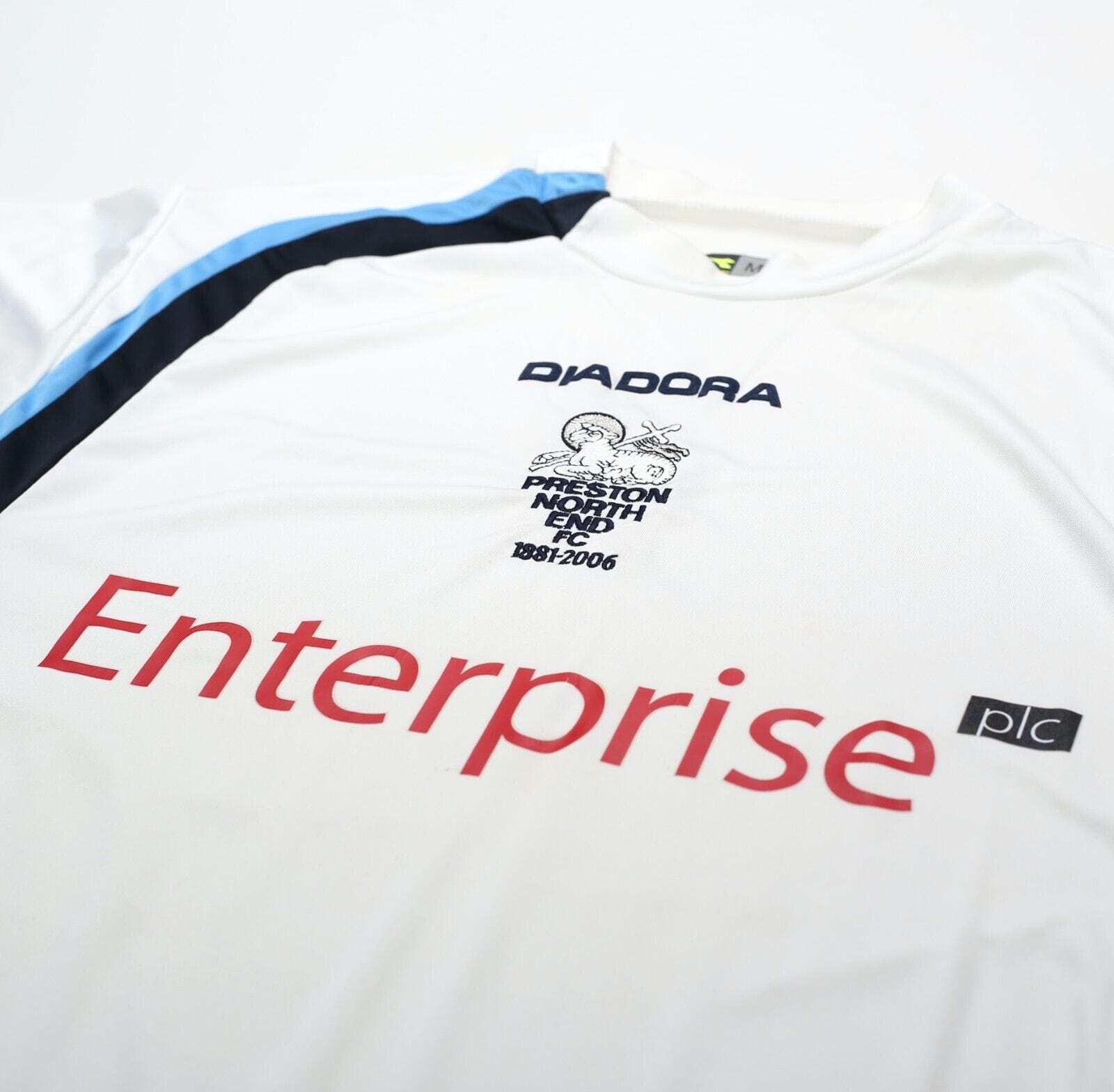 2005/06 PRESTON NORTH END Vintage Diadora Home Football Shirt (M)