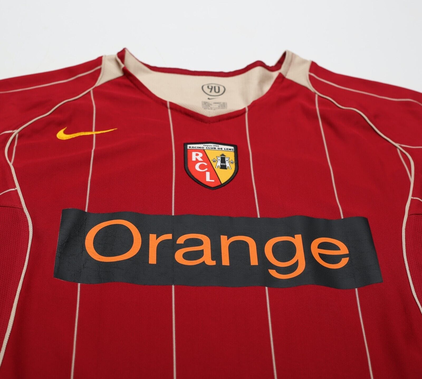 2005/06 RC LENS Vintage Nike Away Football Shirt Jersey (L)