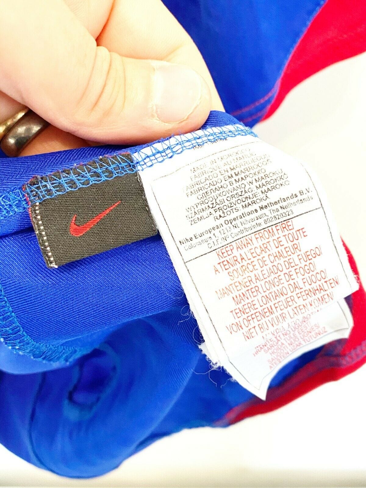 2005/06 RONALDO #7 Manchester United Vintage Nike UCL Third Football Shirt (L)