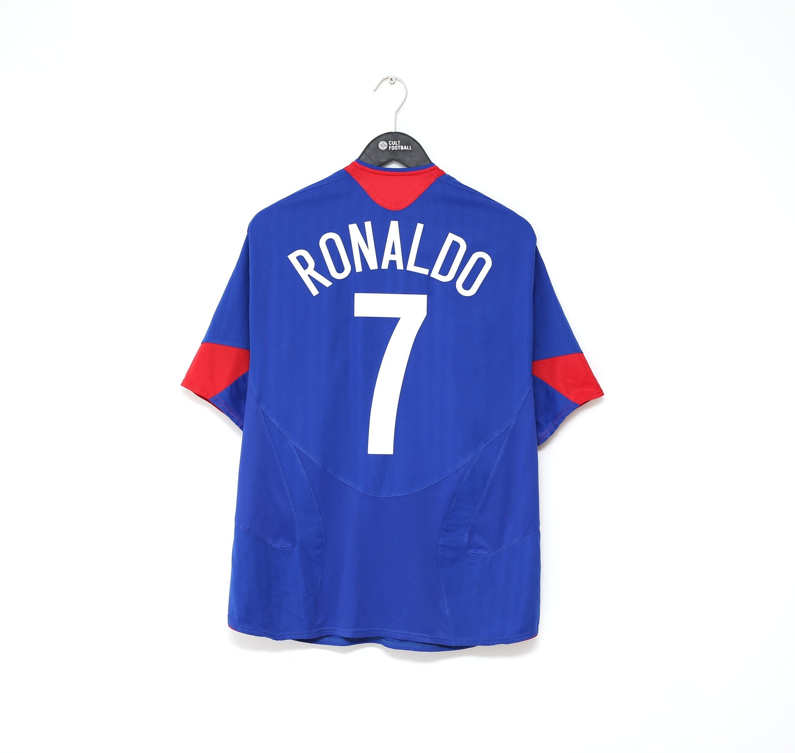 2005/06 RONALDO #7 Manchester United Vintage Nike UCL Third Football Shirt (XL)