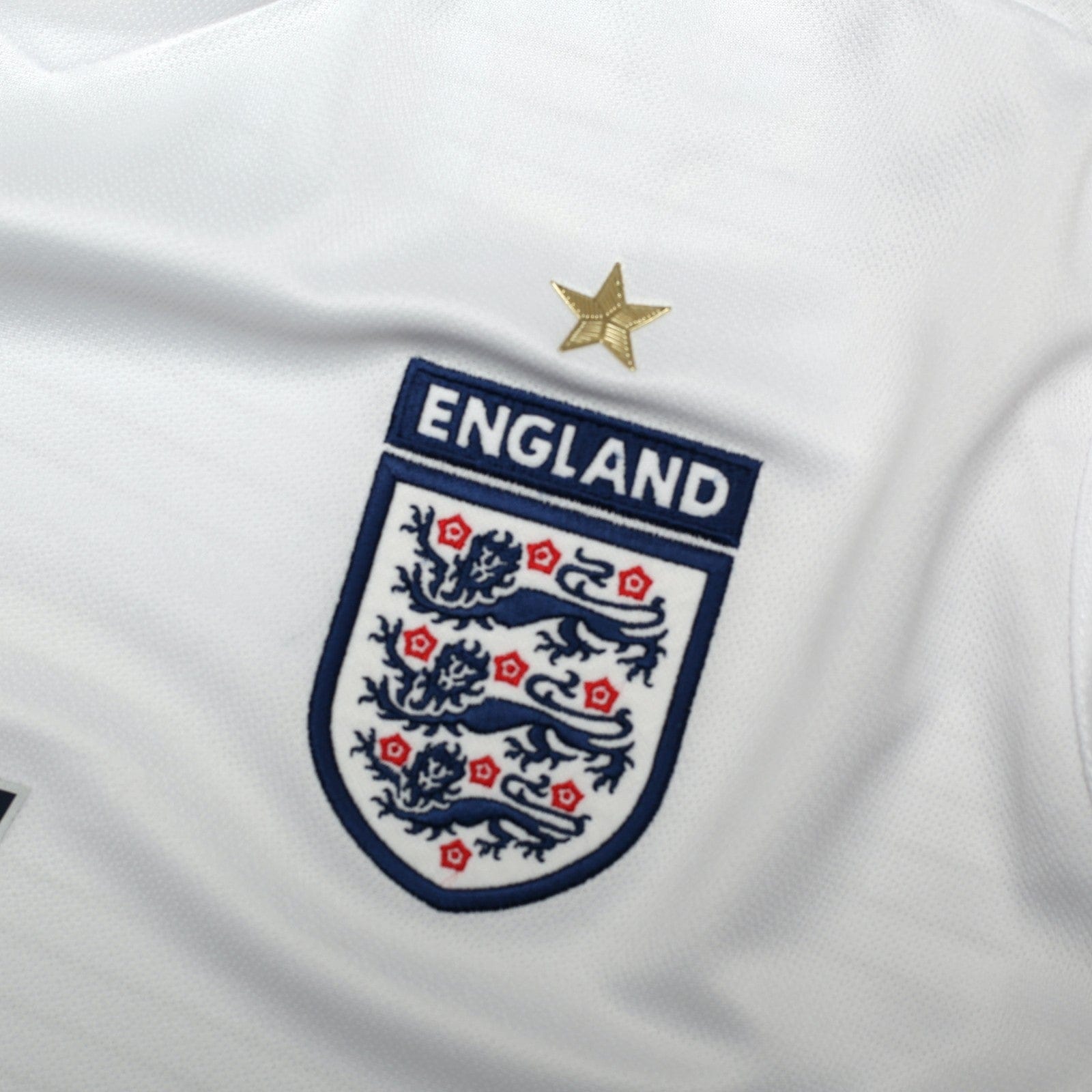 2005/07 Beckham #7 England Vintage Umbro Home Football Shirt (L) WC 2006