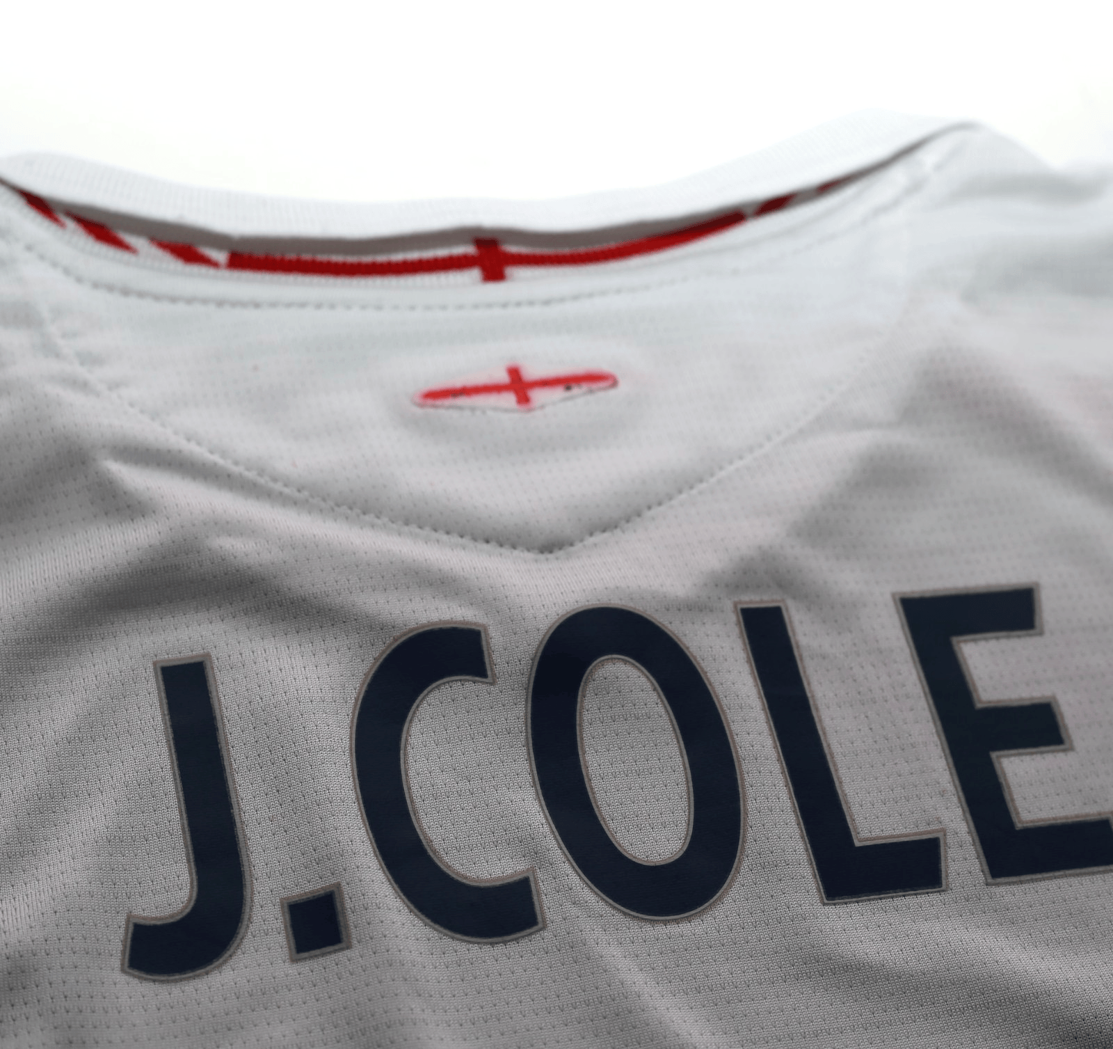 2005/07 J. COLE #11 England Vintage Umbro Home Football Shirt XXL World Cup 2006
