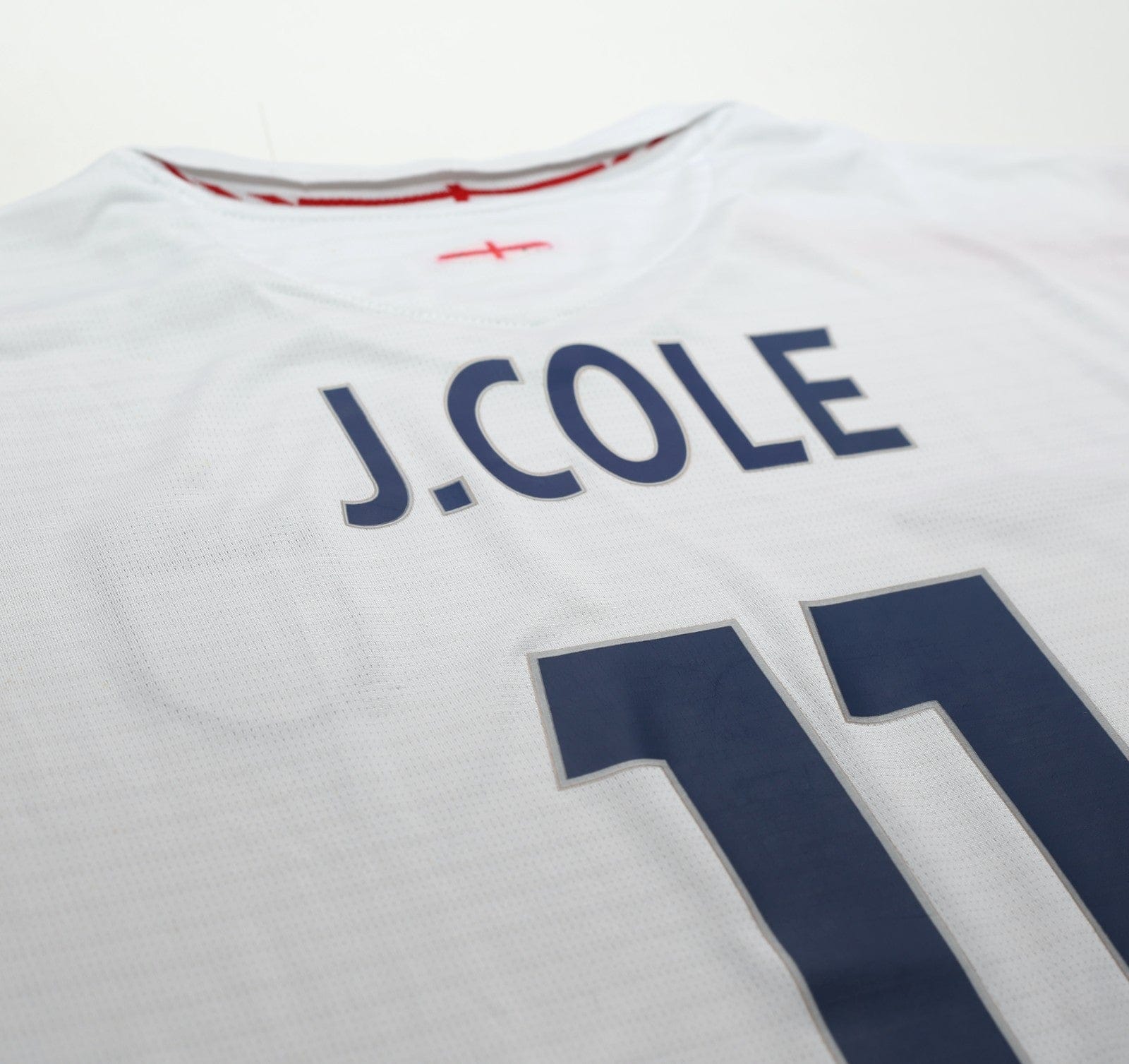 2005/07 J. COLE #11 England Vintage Umbro Home Football Shirt XXL World Cup 2006