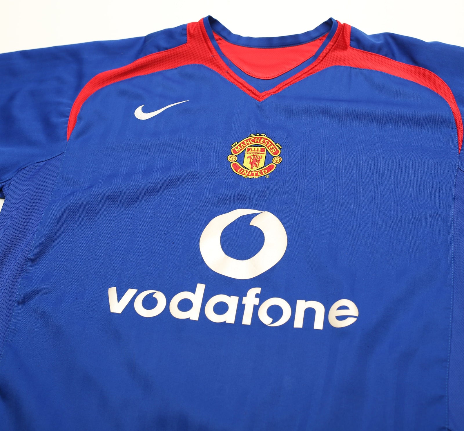 2005/07 J.S. PARK #13 Manchester United Vintage Nike UCL Third Football Shirt (M)