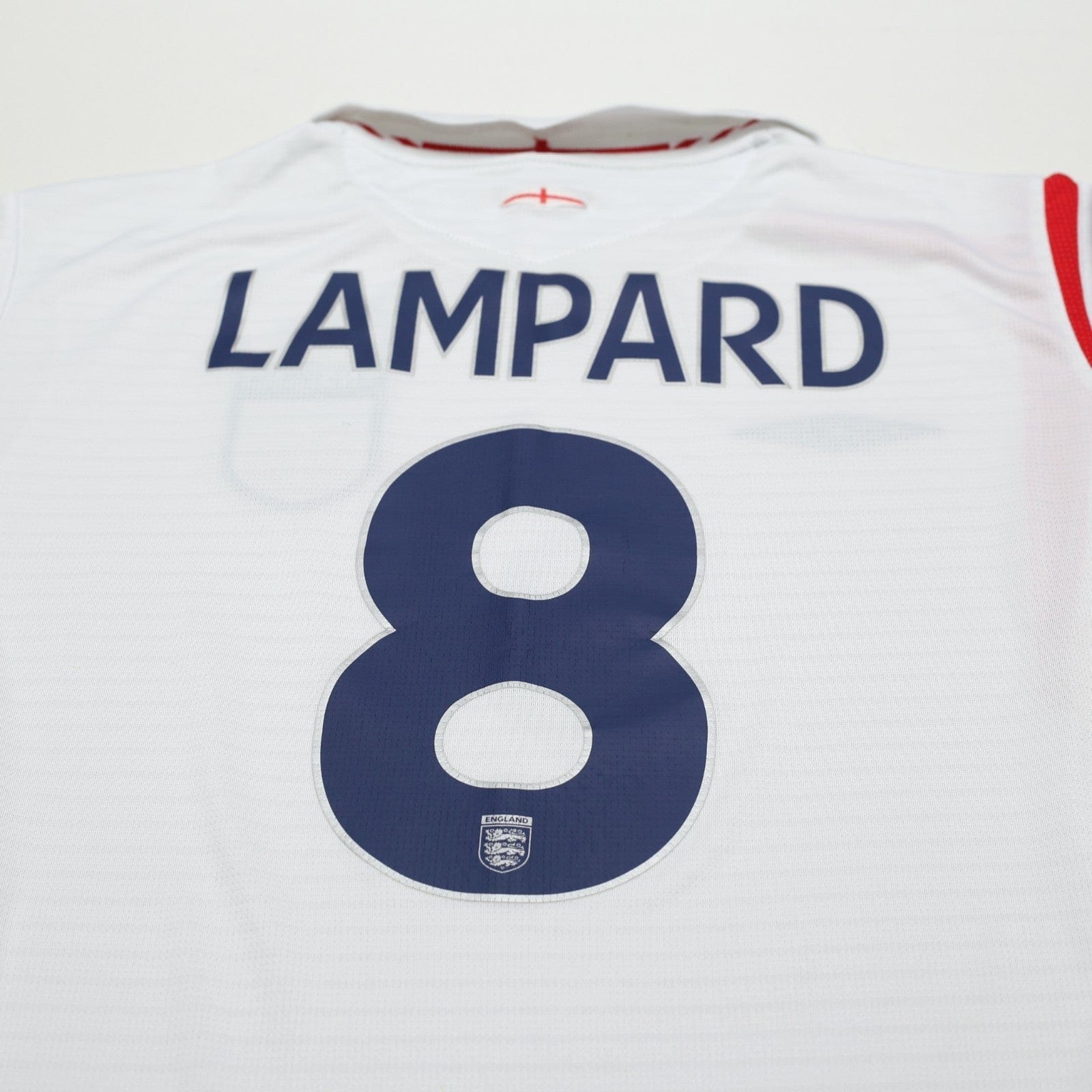 2005/07 Lampard #8 England Vintage Umbro Home Football Shirt (L) World Cup 2006
