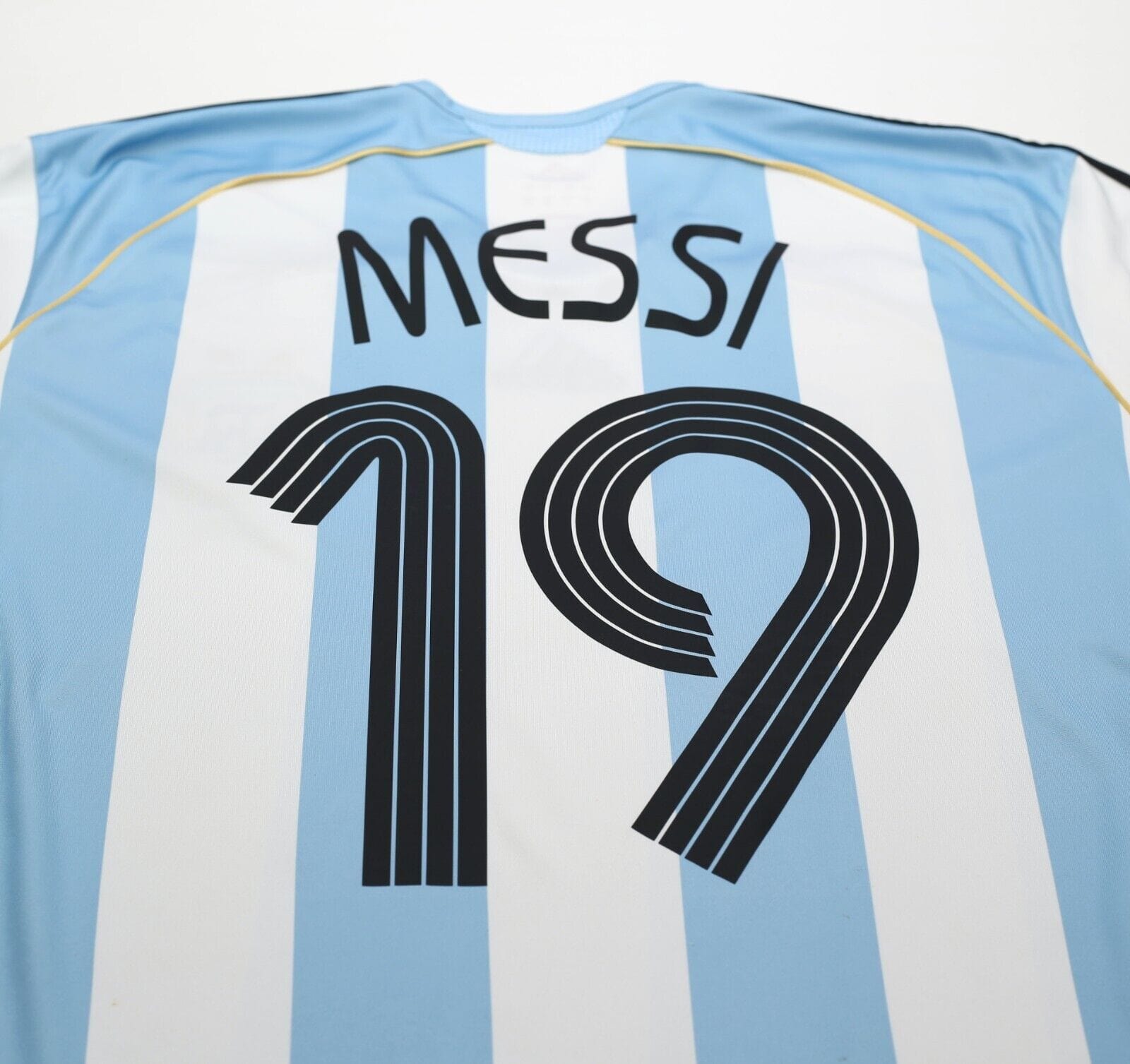 2005/07 MESSI #19 Argentina Vintage adidas Home Football Shirt (L) WC 2006