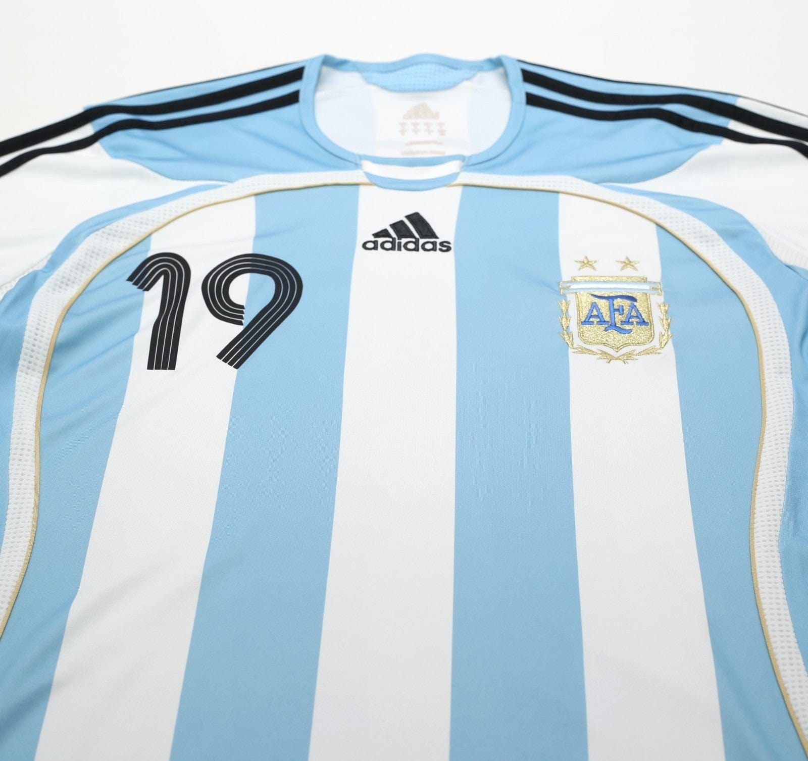 2005/07 MESSI #19 Argentina Vintage adidas Home Football Shirt (M) WC 2006