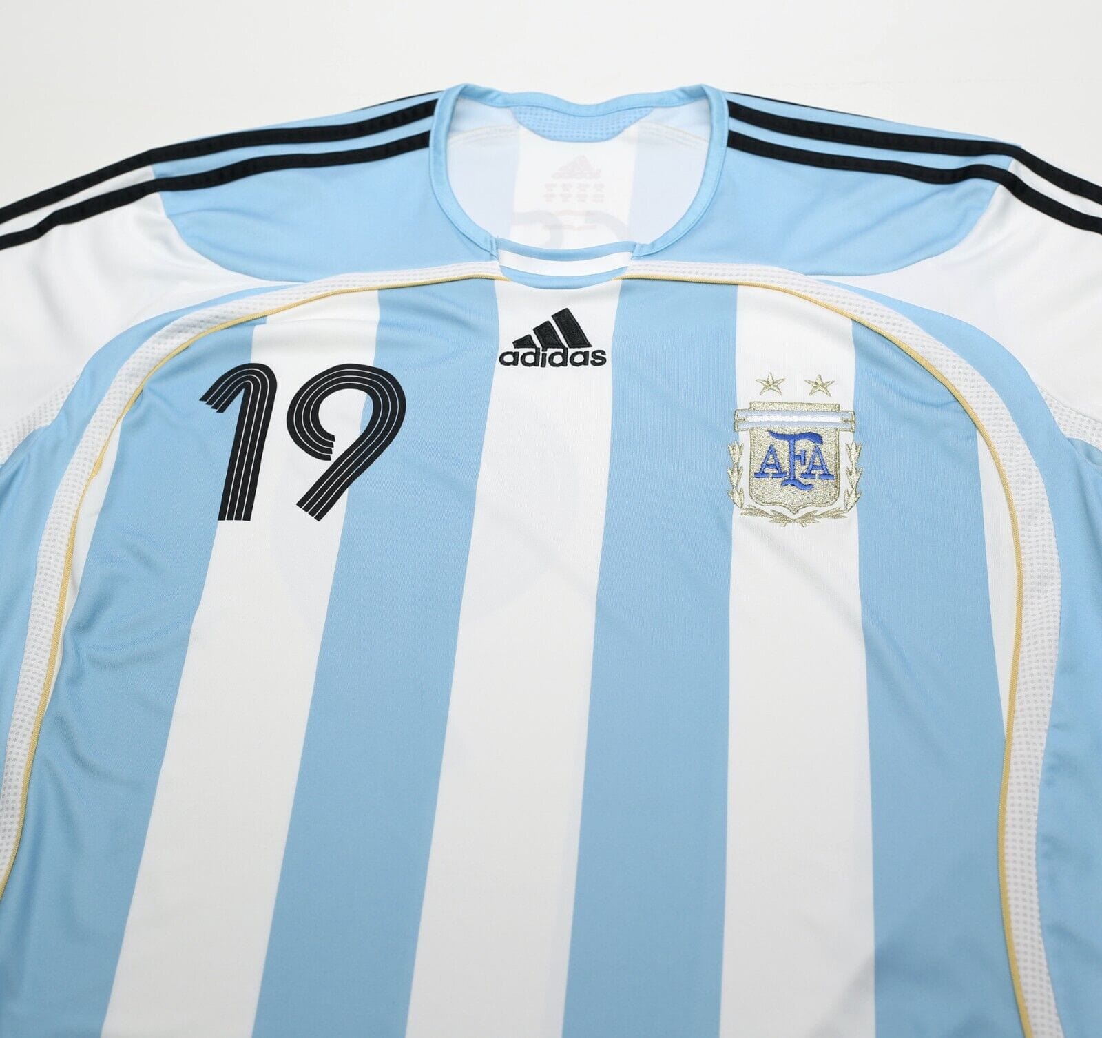 2005/07 MESSI #19 Argentina Vintage adidas Home Football Shirt (XL) WC 2006
