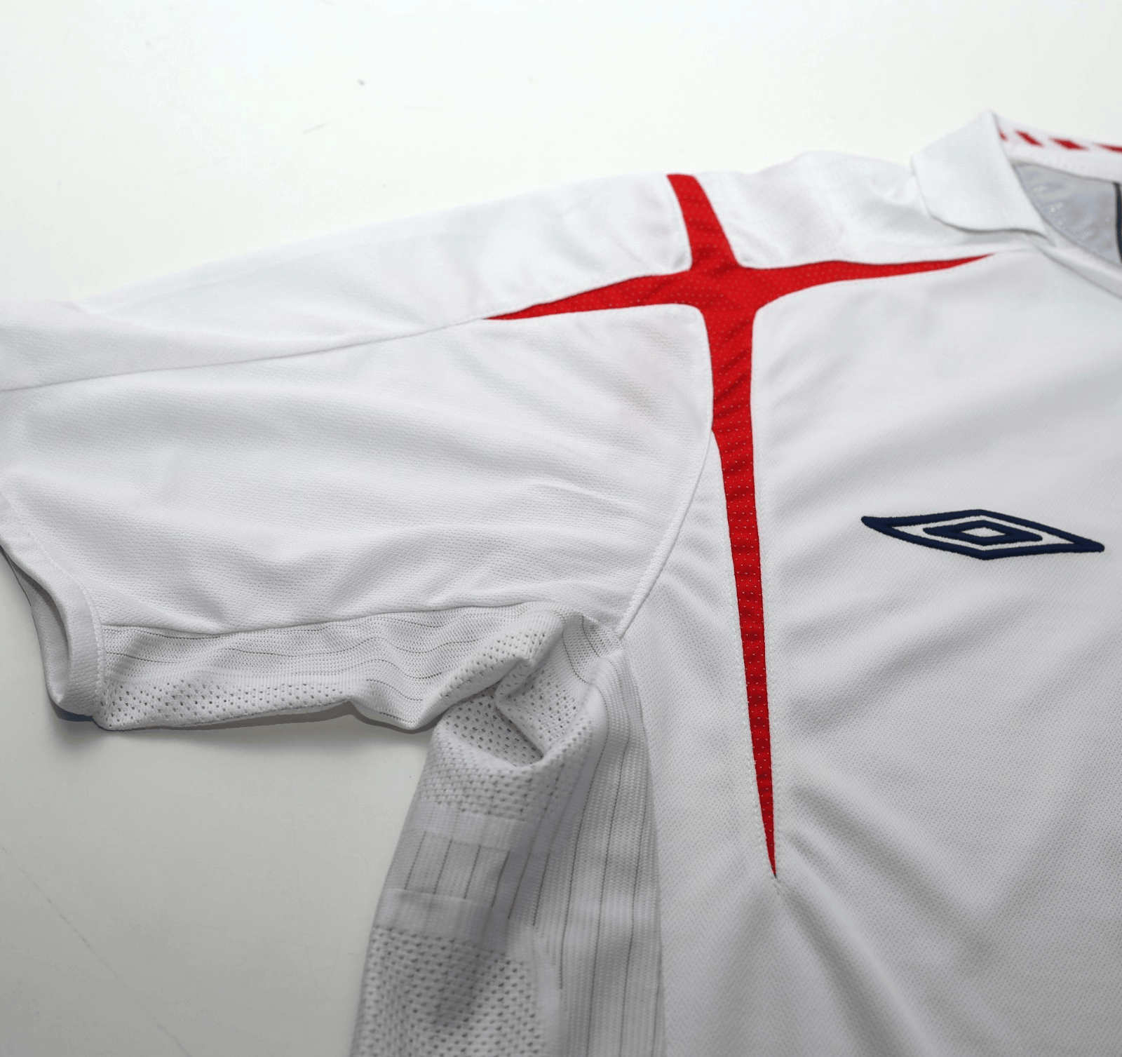 2005/07 ROONEY #9 England Vintage Umbro Home Football Shirt (L) World Cup 2006