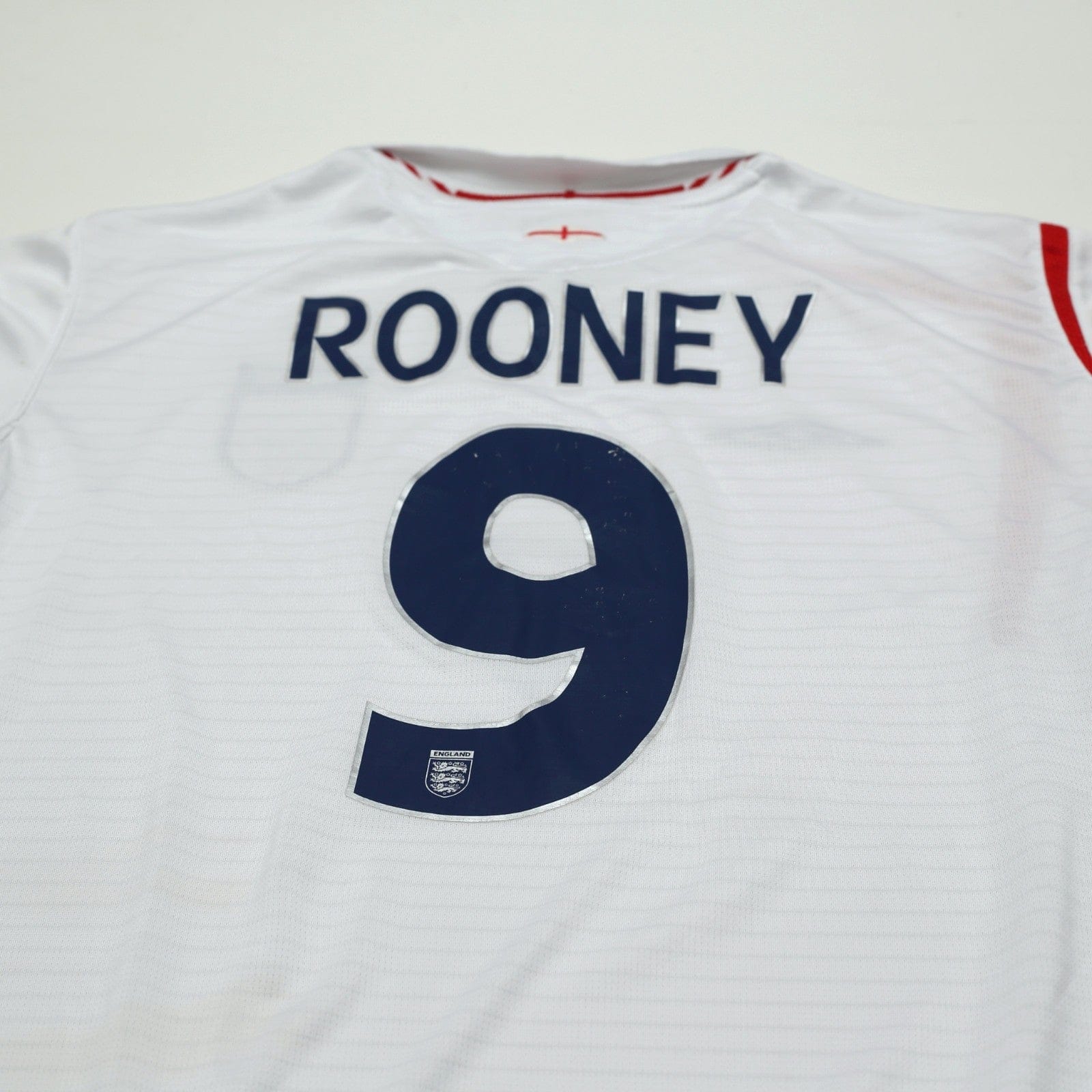2005/07 Rooney #9 England Vintage Umbro Home Football Shirt (XL) World Cup 2006