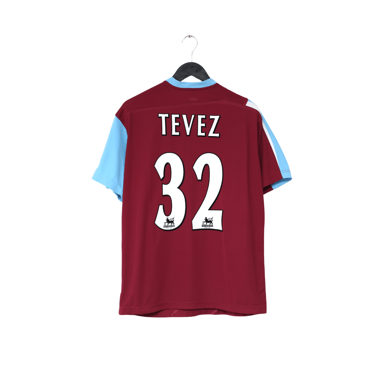 2005/07 TEVEZ #32 West Ham Vintage Reebok Football Shirt (M)