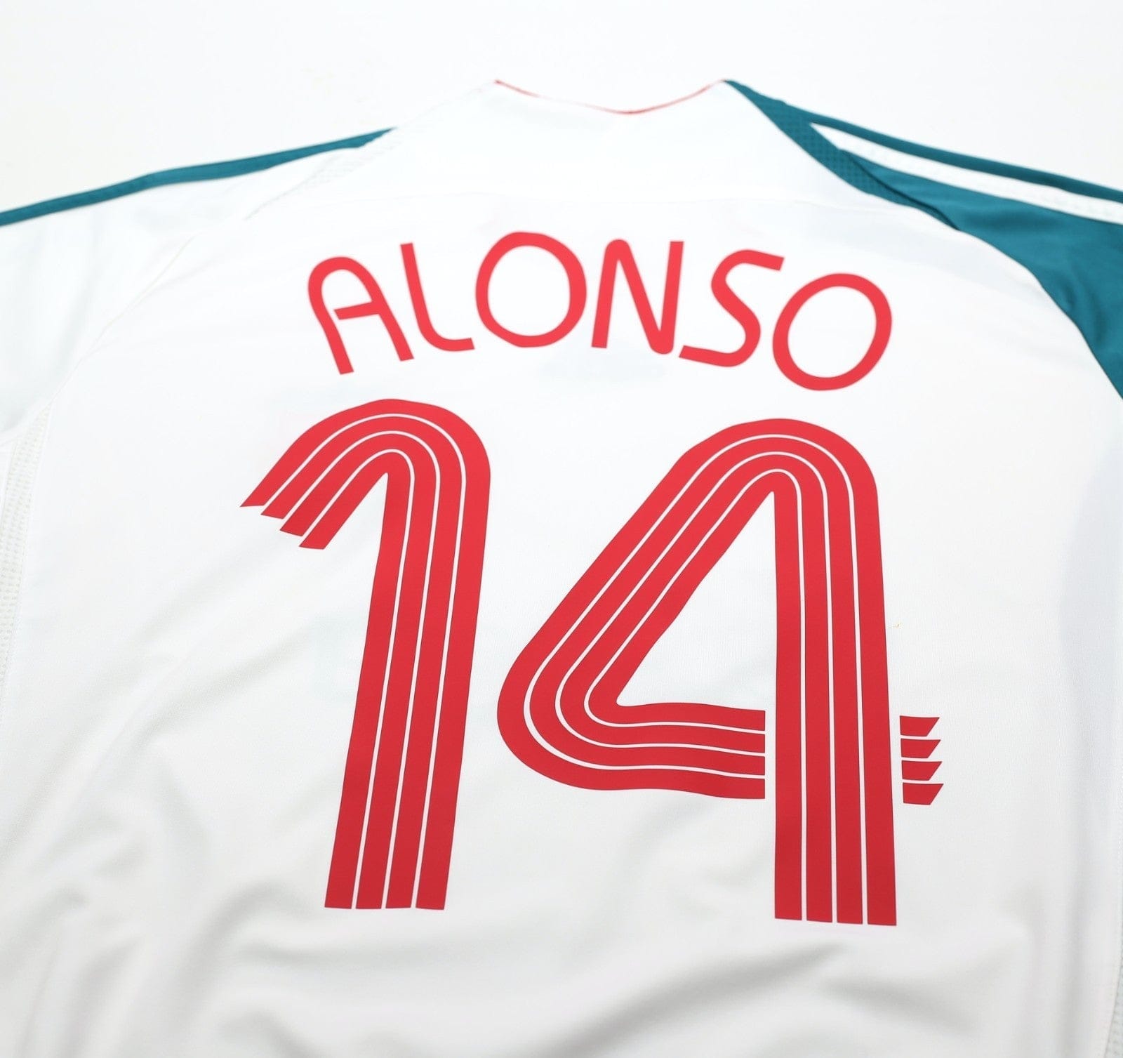 2006/07 ALONSO #14 Liverpool Vintage adidas European Third Football Shirt (M)