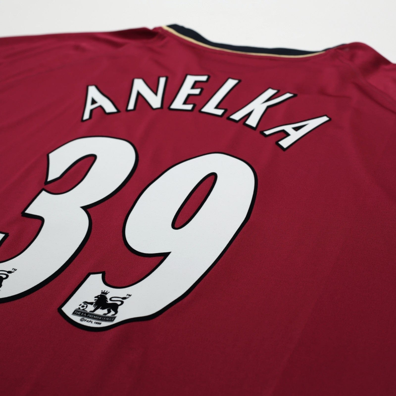 2006/07 Anelka #39 Bolton Wanderers Vintage Reebok Away Football Shirt (XL)