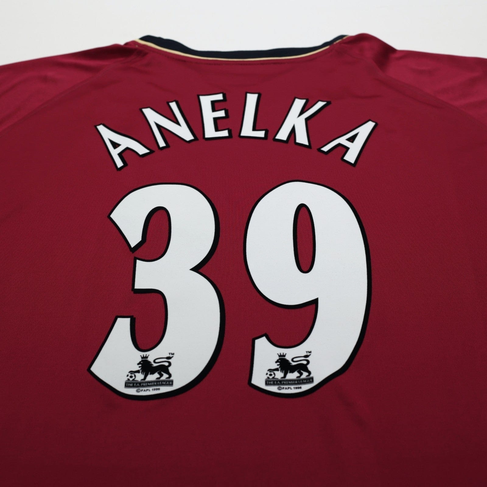 2006/07 Anelka #39 Bolton Wanderers Vintage Reebok Away Football Shirt (XL)