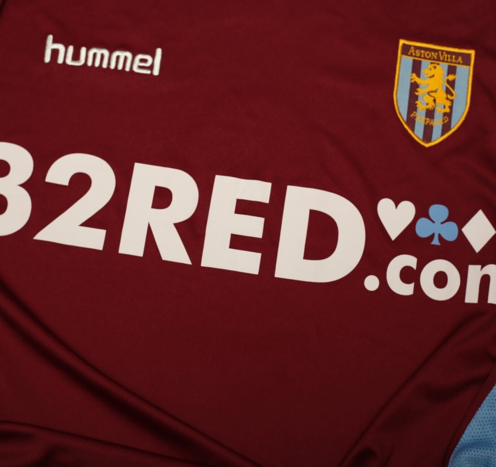 2006/07 ANGEL #9 Aston Villa Vintage Hummel Home Football Shirt (S/M)