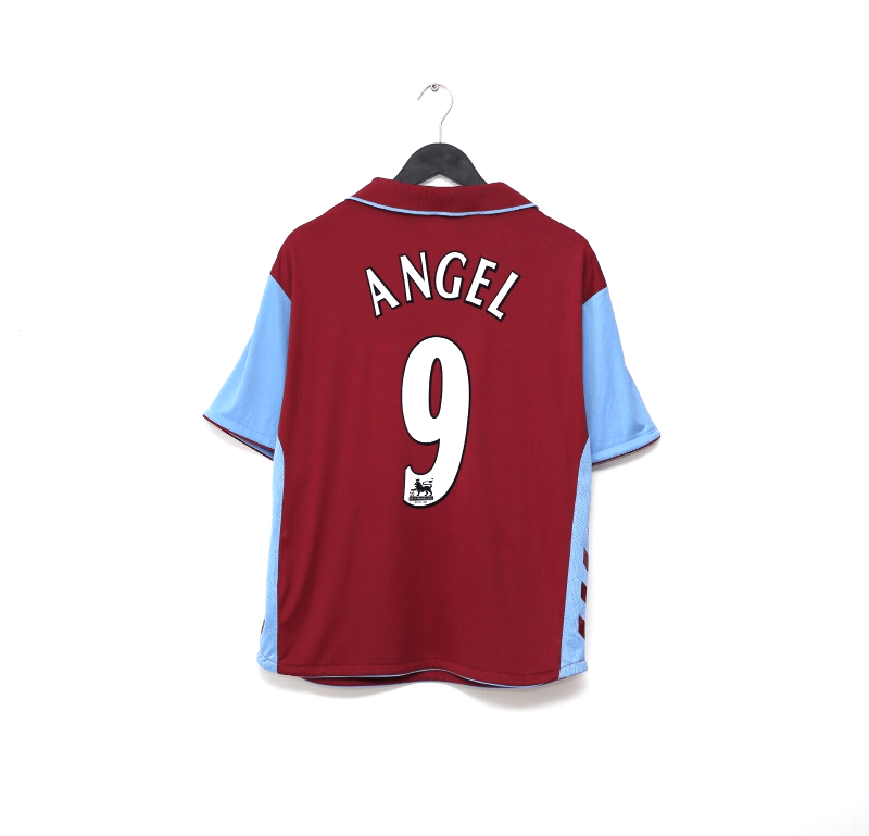 2006/07 ANGEL #9 Aston Villa Vintage Hummel Home Football Shirt (S