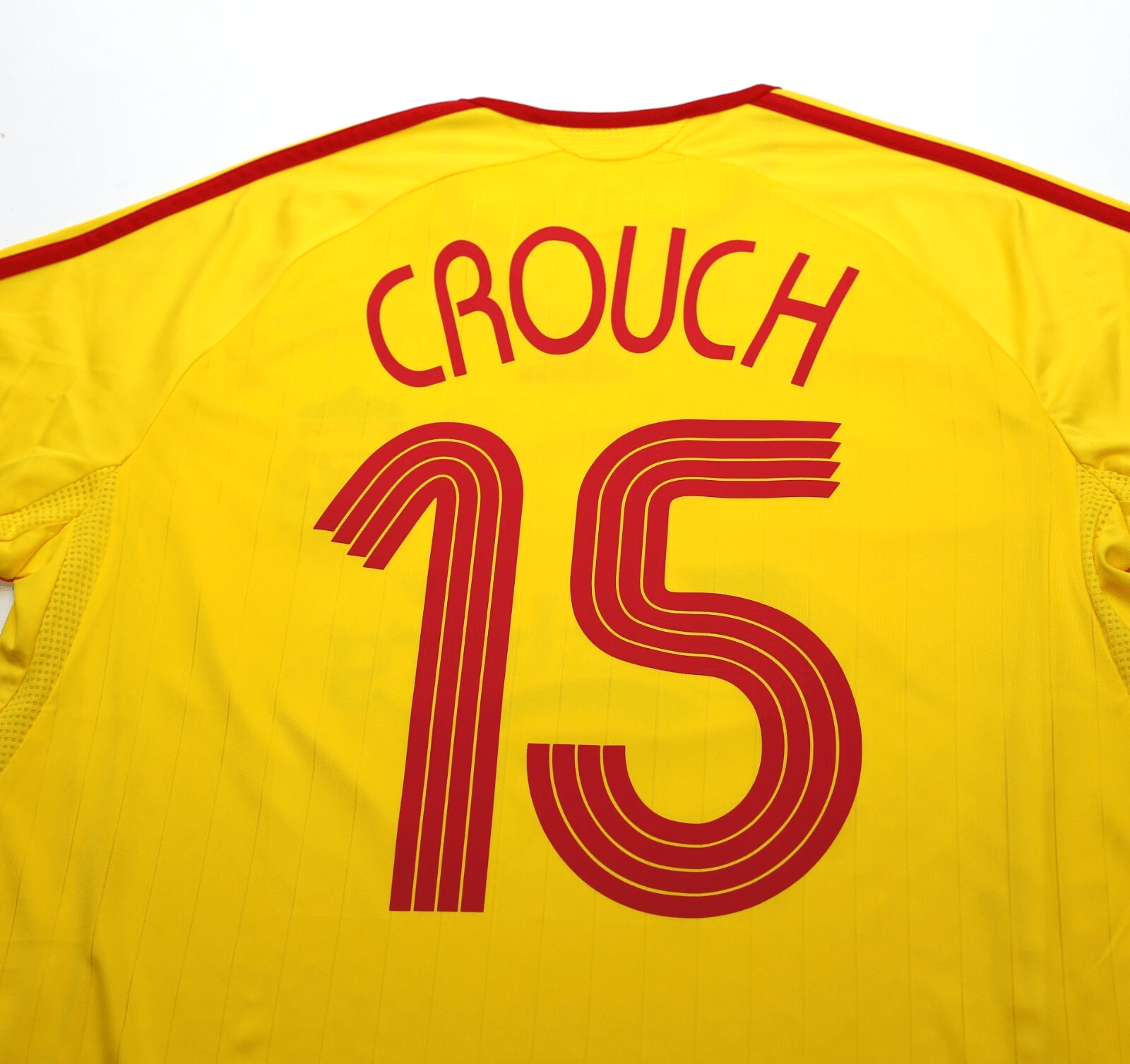 2006/07 CROUCH #15 Liverpool Vintage adidas European Away Football Shirt (M)