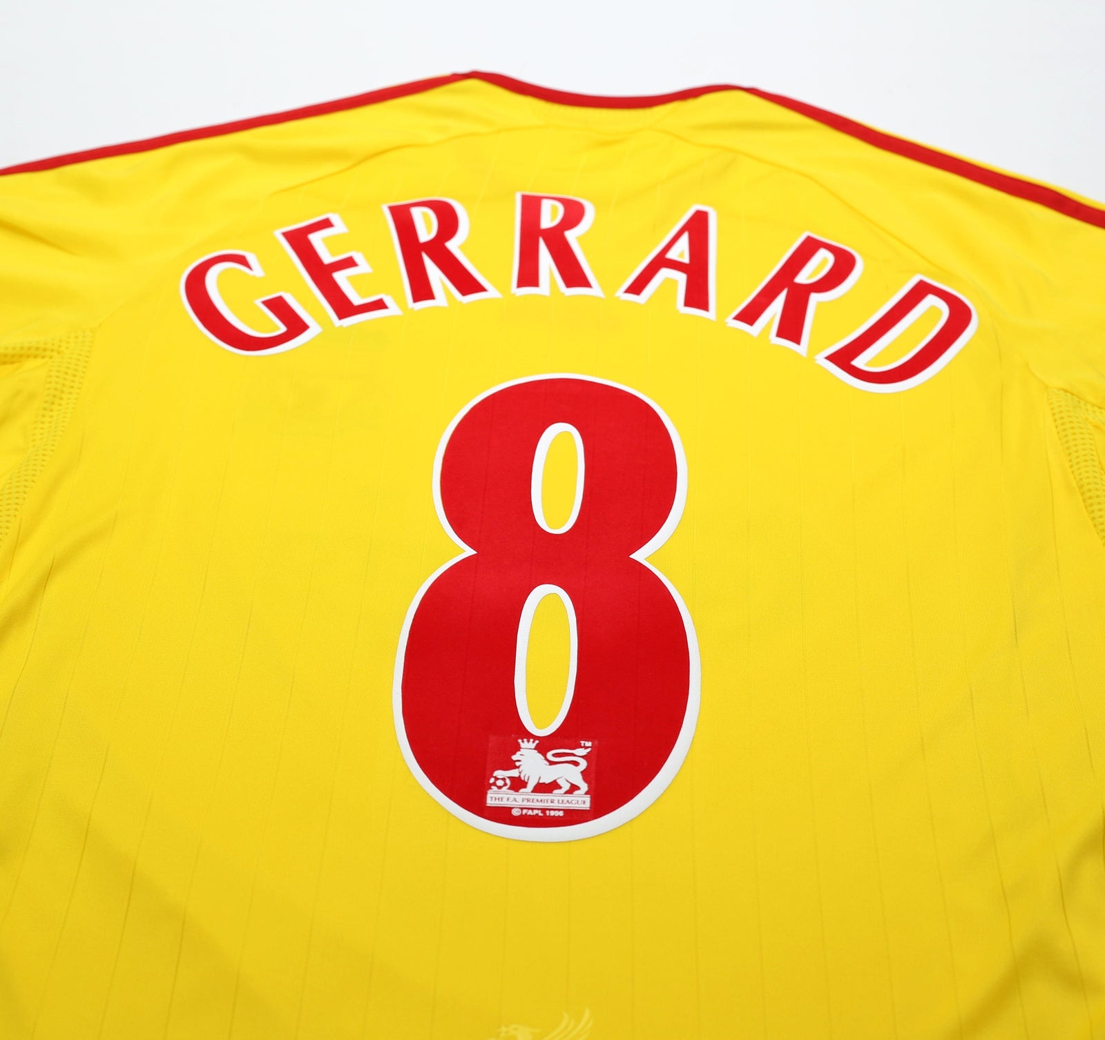 2006/07 GERRARD #8 Liverpool Vintage adidas Away Football Shirt (S)