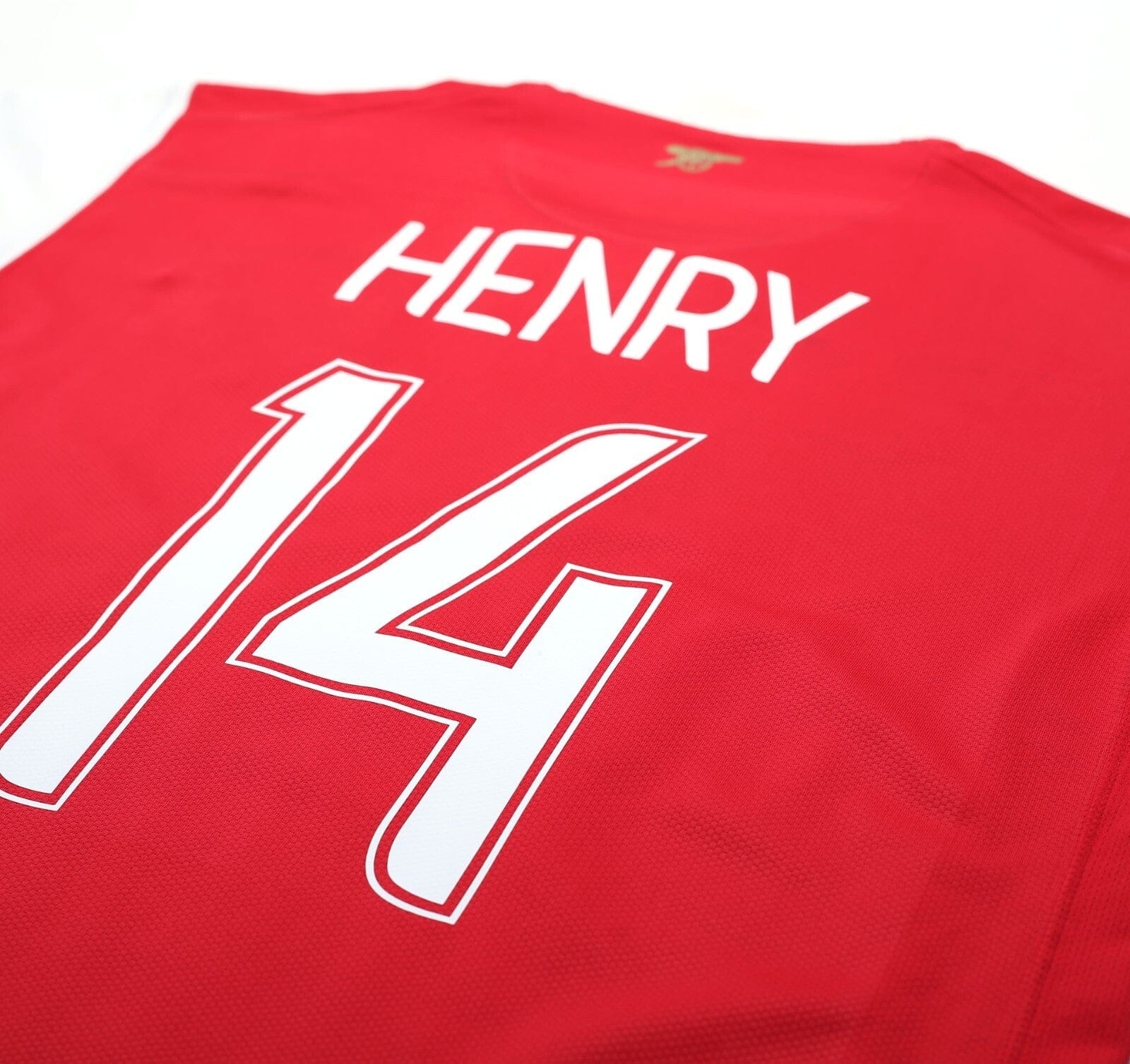 2006/07 HENRY #14 Arsenal Vintage Nike European Home Football Shirt (M)