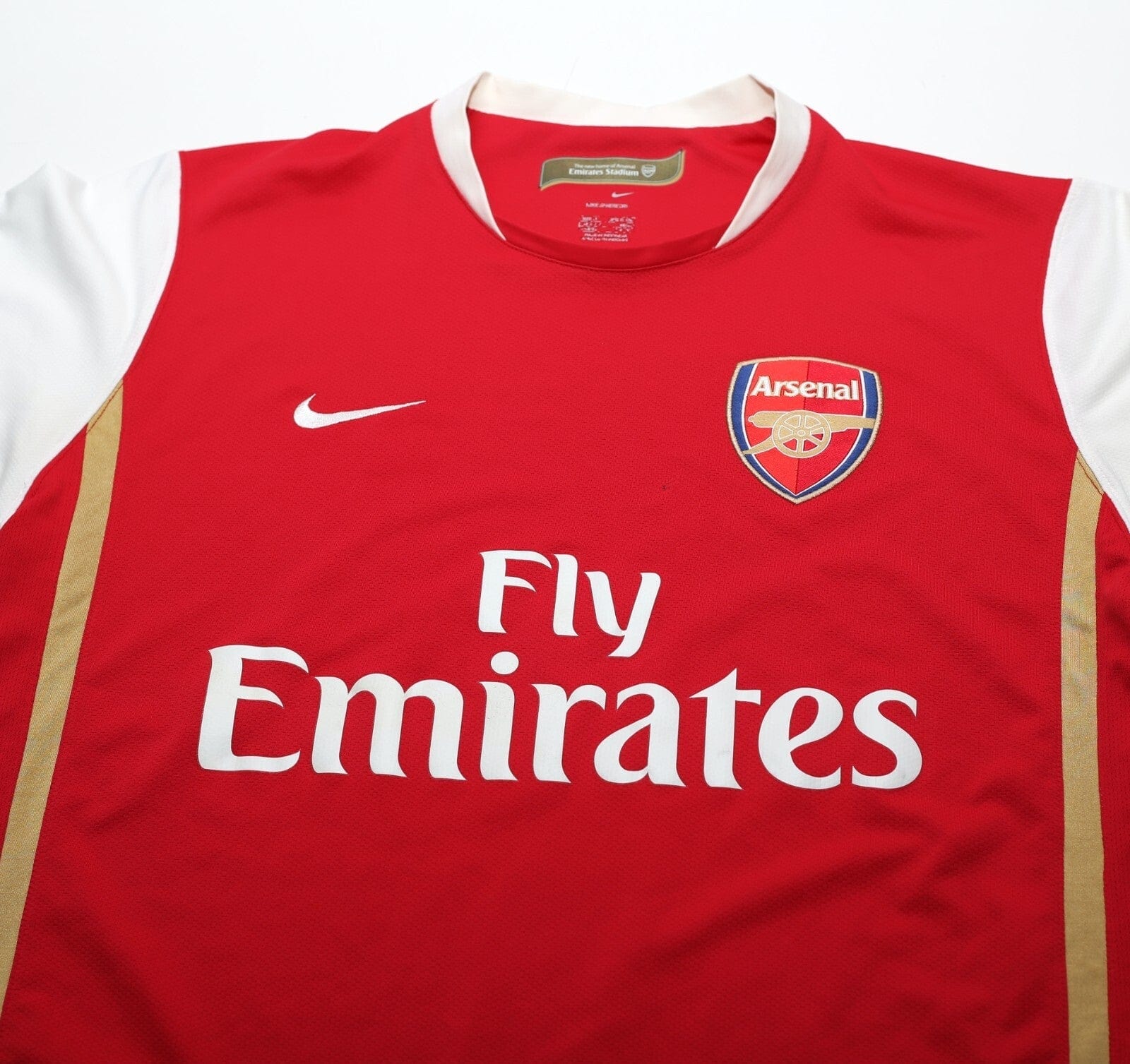 2006/07 HENRY #14 Arsenal Vintage Nike European Home Football Shirt (M)