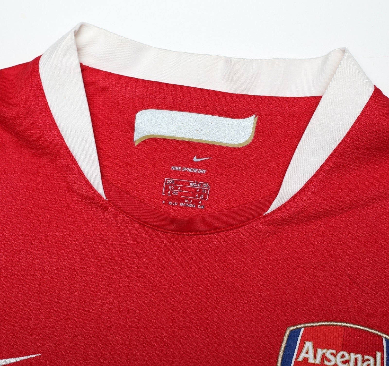2006/07 HENRY #14 Arsenal Vintage Nike Home Football Shirt (M)