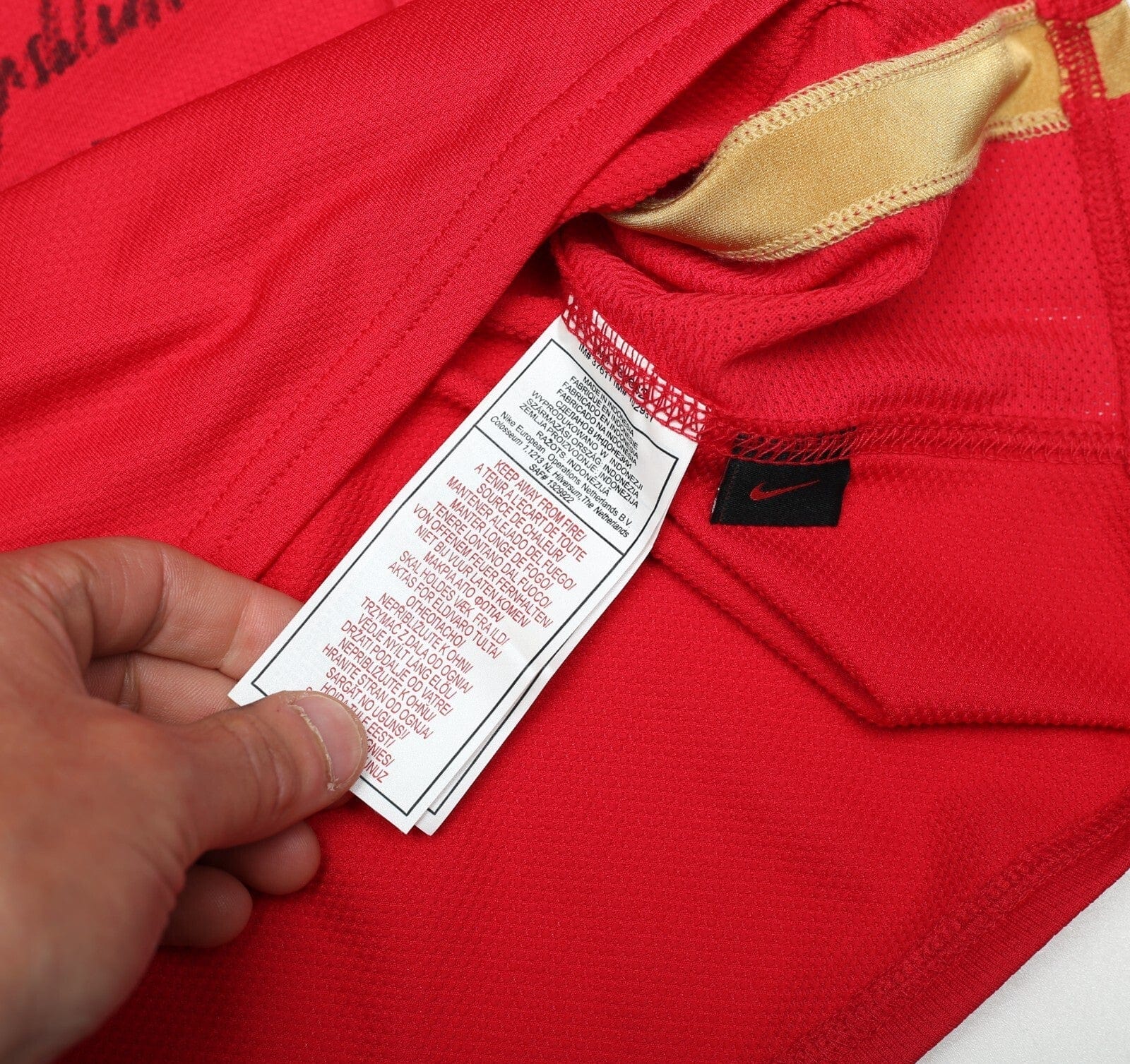 2006/07 HENRY #14 Arsenal Vintage Nike Home Football Shirt (M) SIGNED