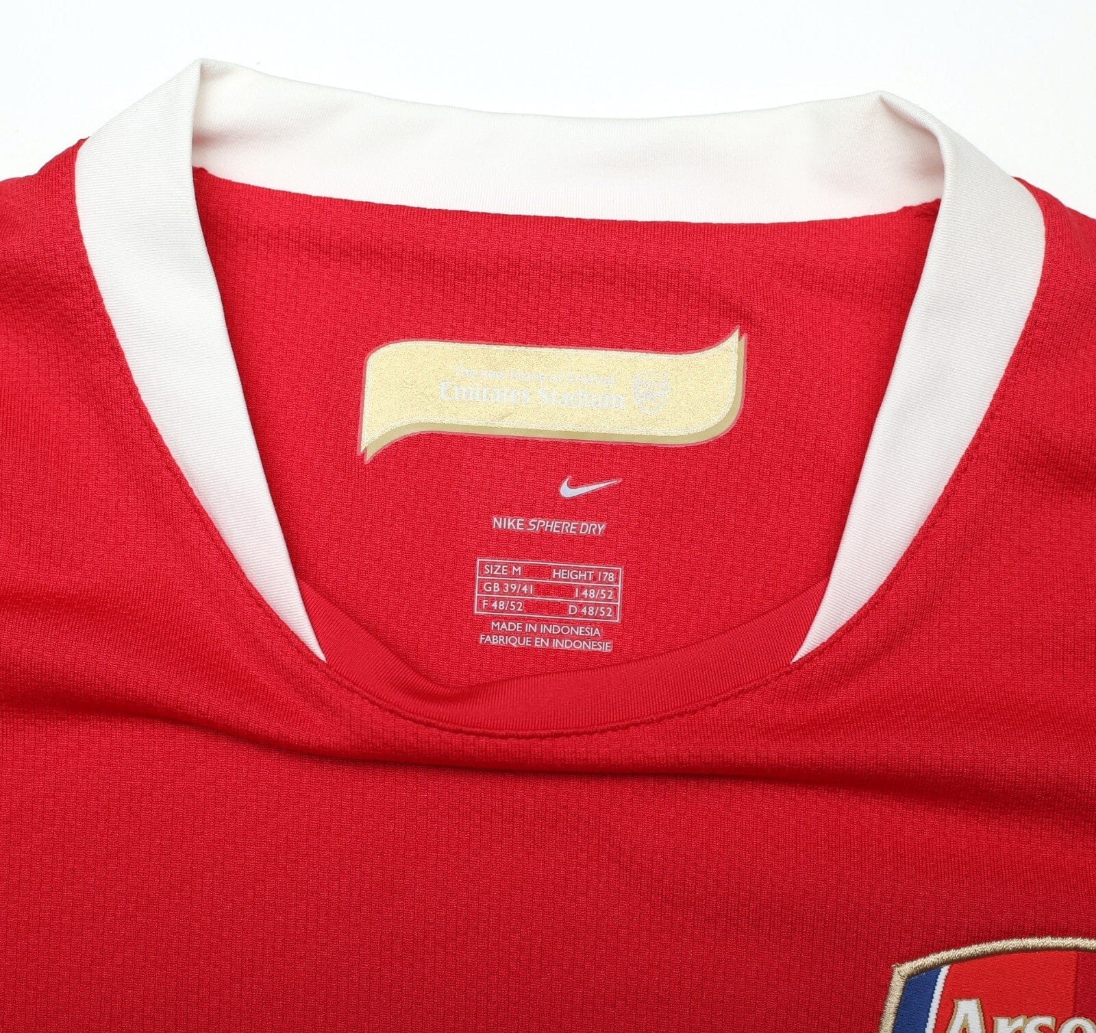 2006/07 HENRY #14 Arsenal Vintage Nike Home Football Shirt (M) SIGNED