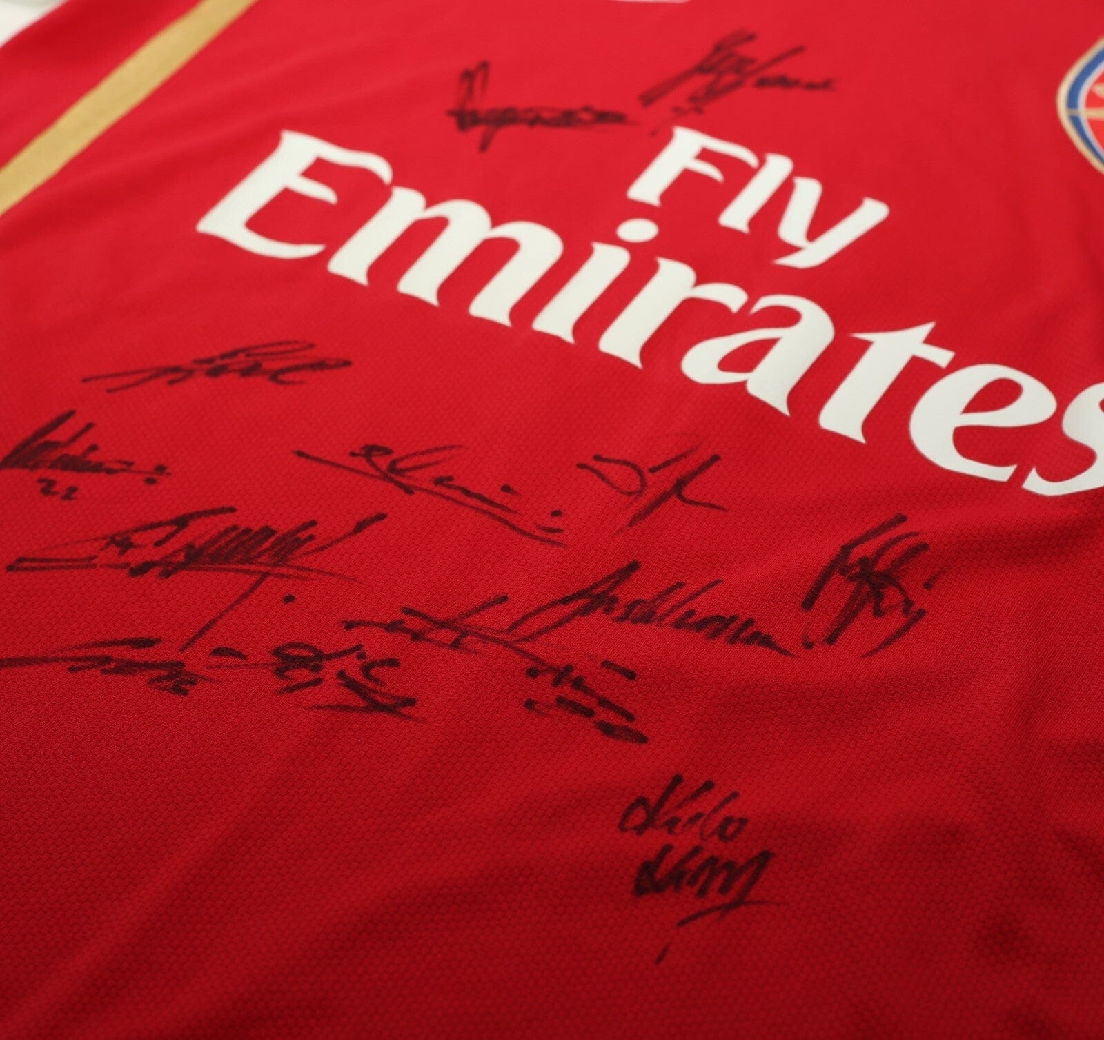 2006/07 HENRY #14 Arsenal Vintage Nike Home Football Shirt (M) SIGNED