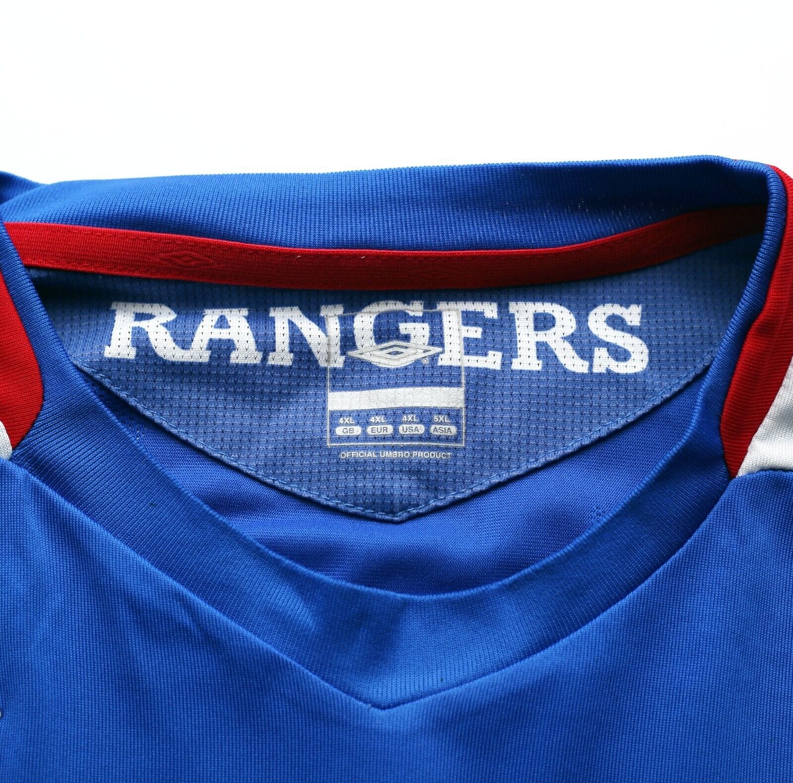 2006/07 RANGERS Vintage Umbro Home Football Shirt (3XL/4XL)
