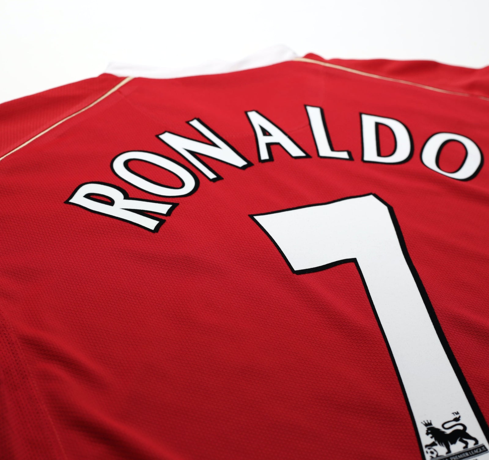 2006/07 RONALDO #7 Manchester United Vintage Nike Home Football Shirt (L)