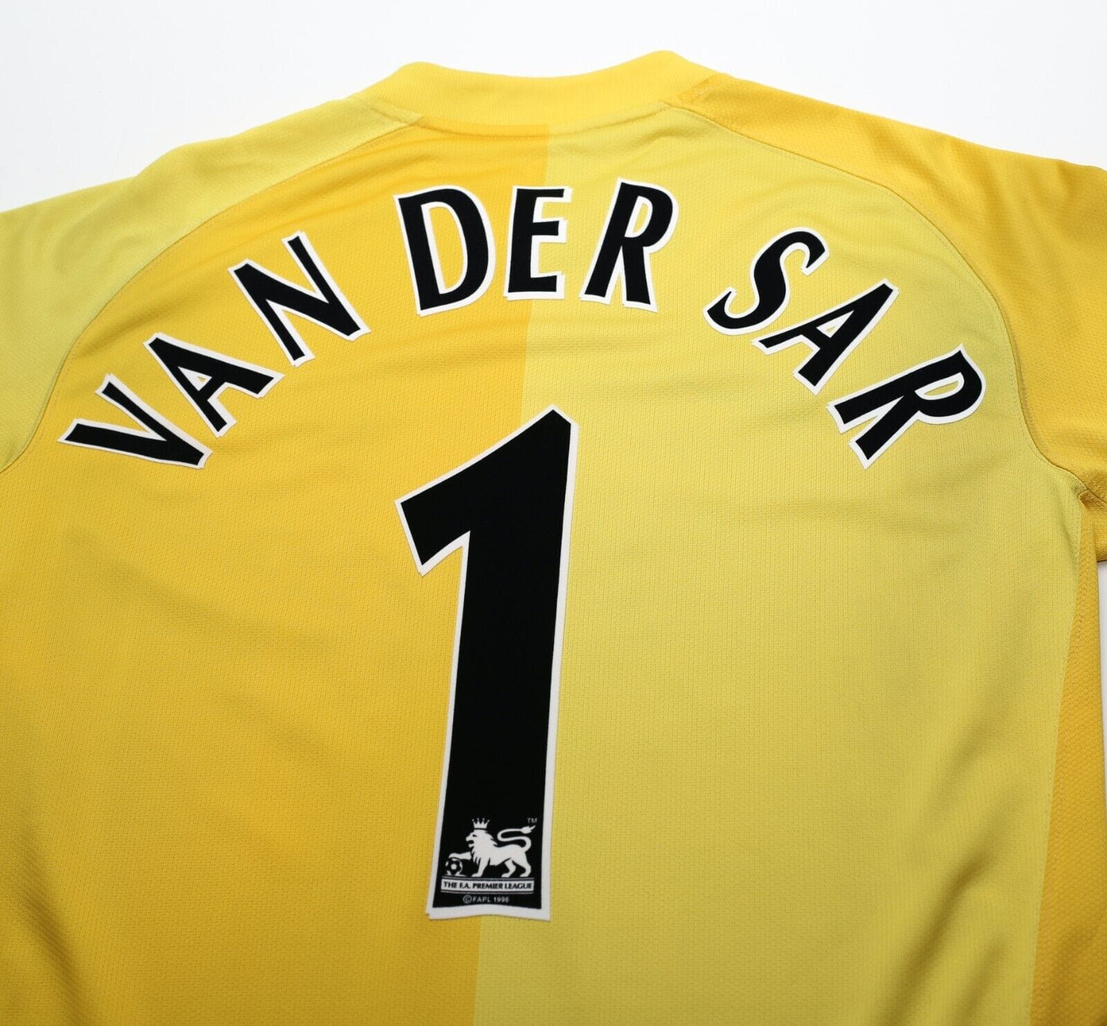 2006/07 VAN DER SAR #1 Manchester United Vintage Nike GK Football Shirt (M)