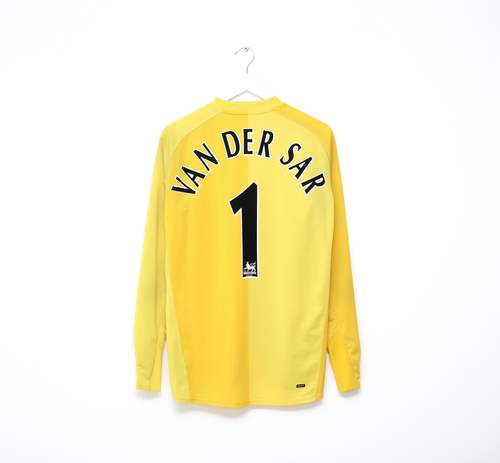 2006/07 VAN DER SAR #1 Manchester United Vintage Nike GK Football Shirt (M)