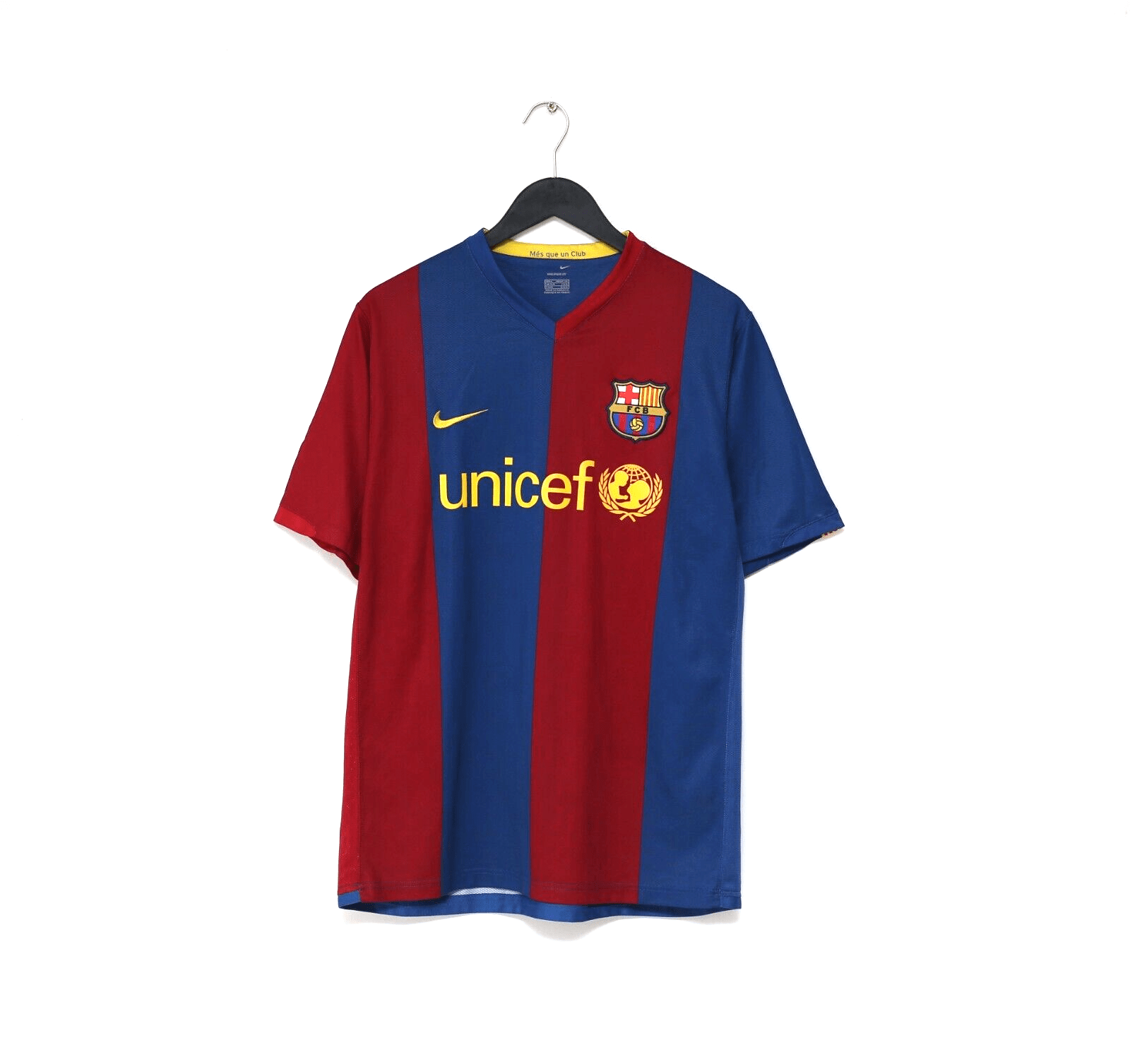 2006/07 XAVI #6 Barcelona Vintage Nike Home Football Shirt (L)